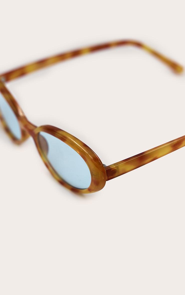 Tortoiseshell Round Sunglasses Product Image