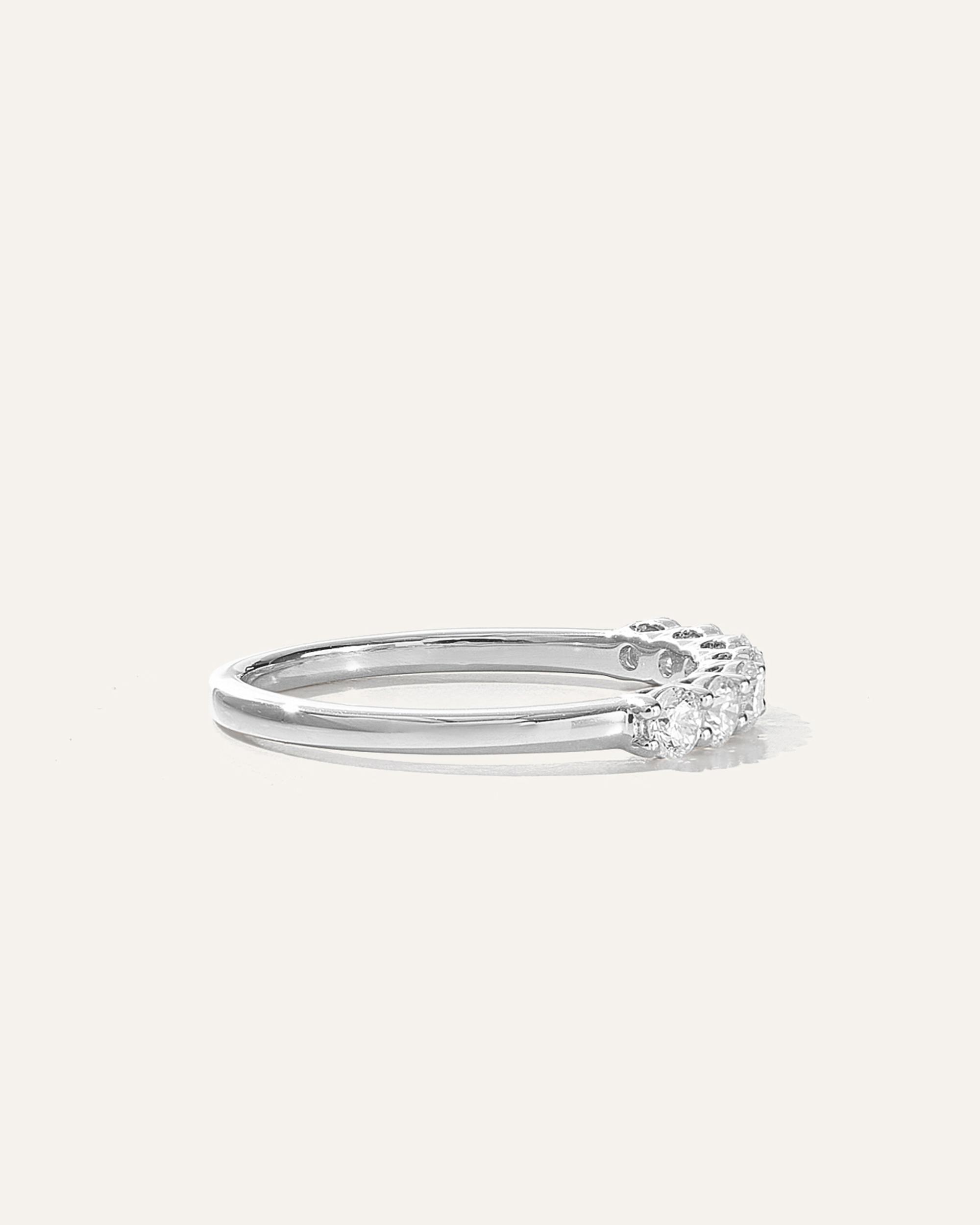 Quince | Women's Lab Grown Diamond Round Seven Stone Band Rings Product Image