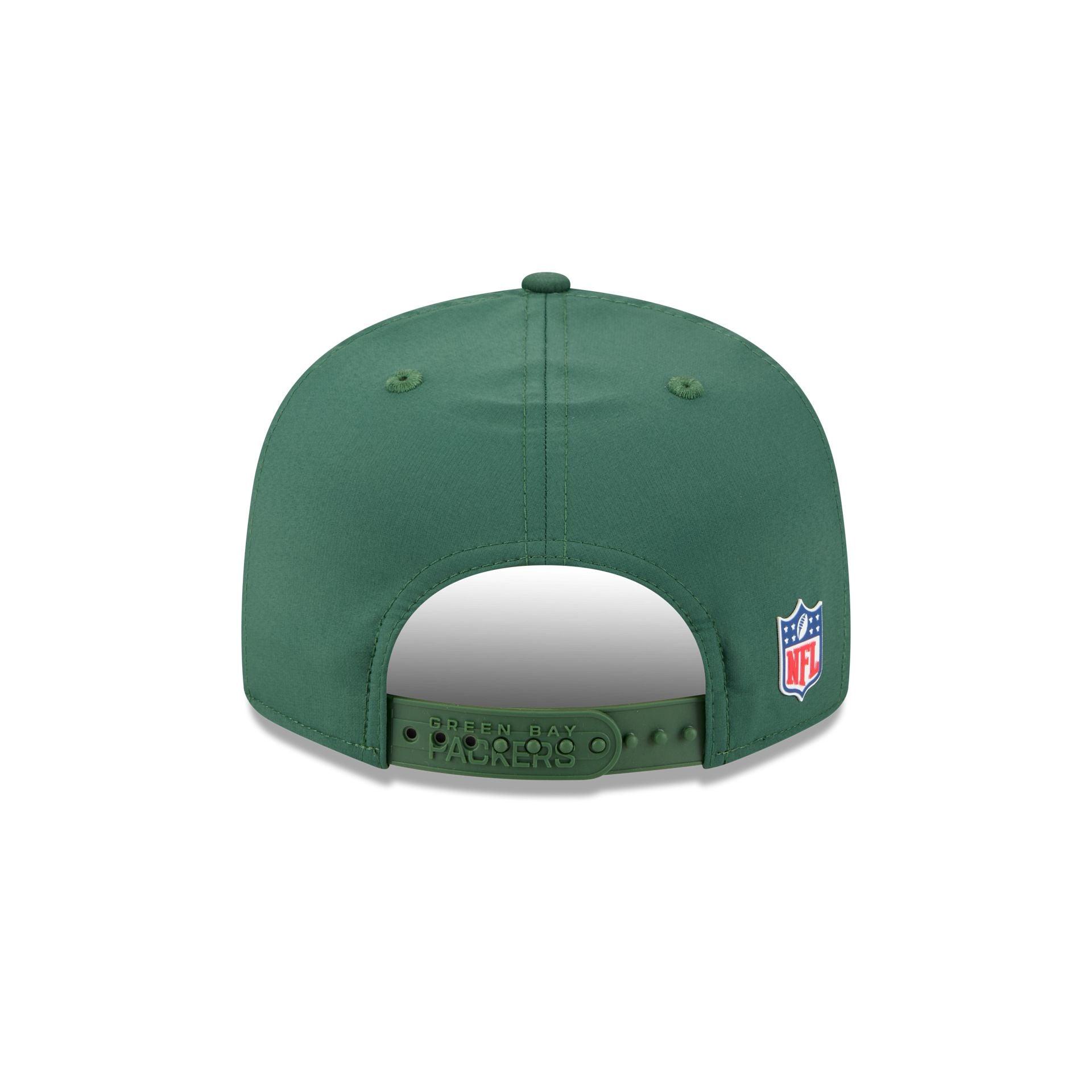 Green Bay Packers 2025 Sideline Hot Weather Split Panel 9FIFTY Snapback Hat Male Product Image