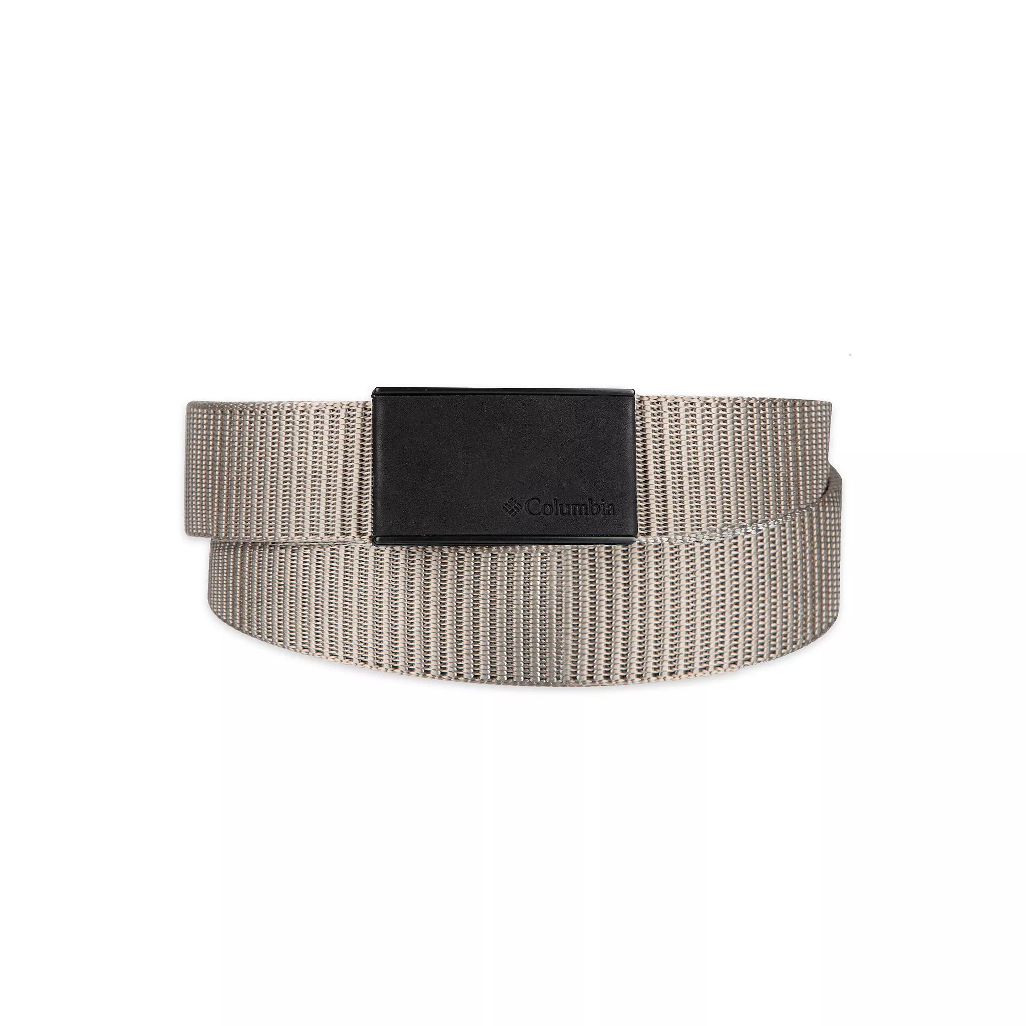 Men's Columbia Track Lock Ratchet Buckle Nylon Belt, Size: Medium, Grey Product Image