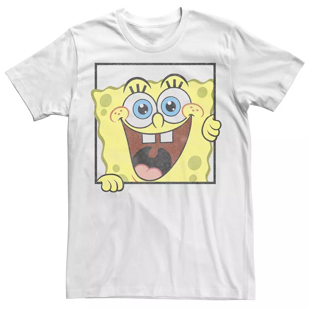 Big & Tall SpongeBob Squarepants Peek A Bob Tee, Men's,  Product Image