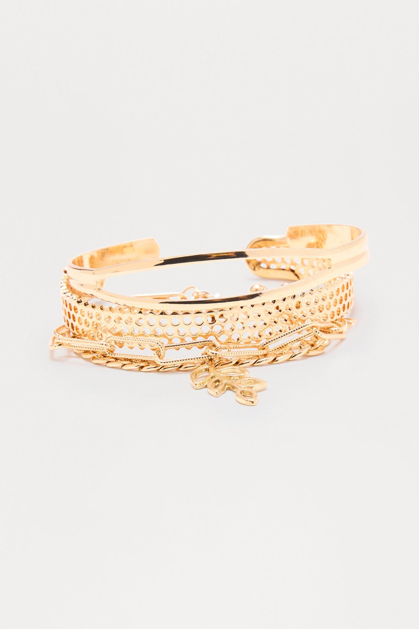 Serenity Has Arrived 4 Piece Bracelet Set - Gold Female Product Image
