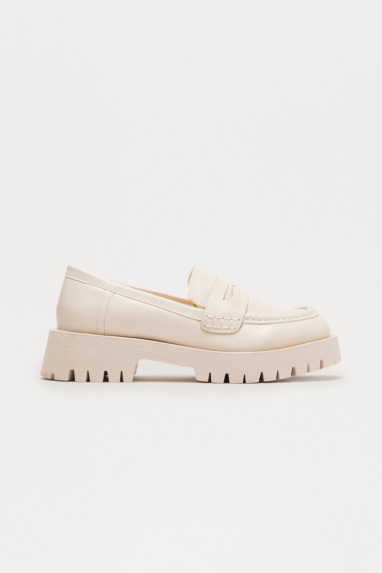 Maxine Slip On Loafers - Ivory Female Product Image