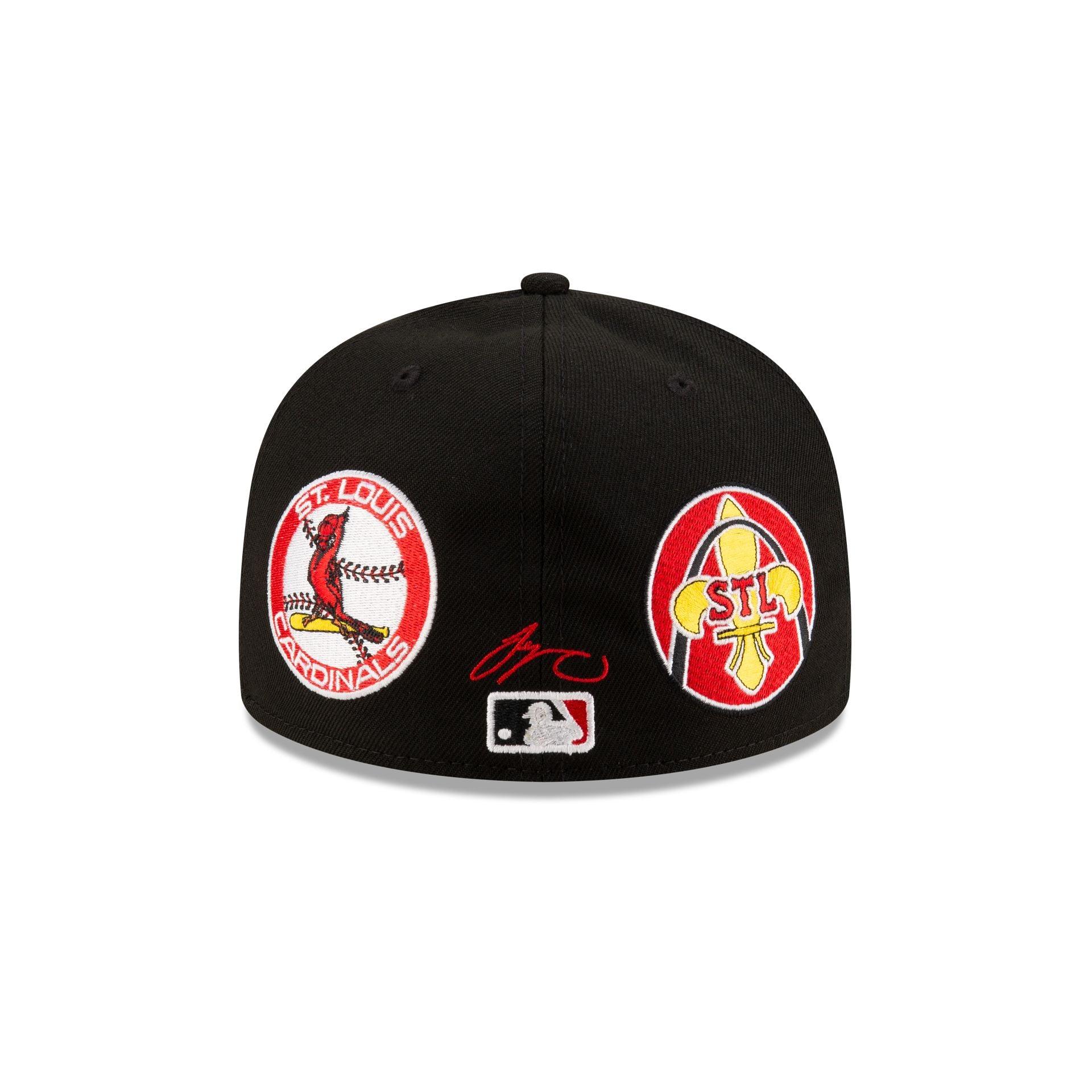 Jayson Tatum x St. Louis Cardinals Black 59FIFTY Fitted Hat Male Product Image