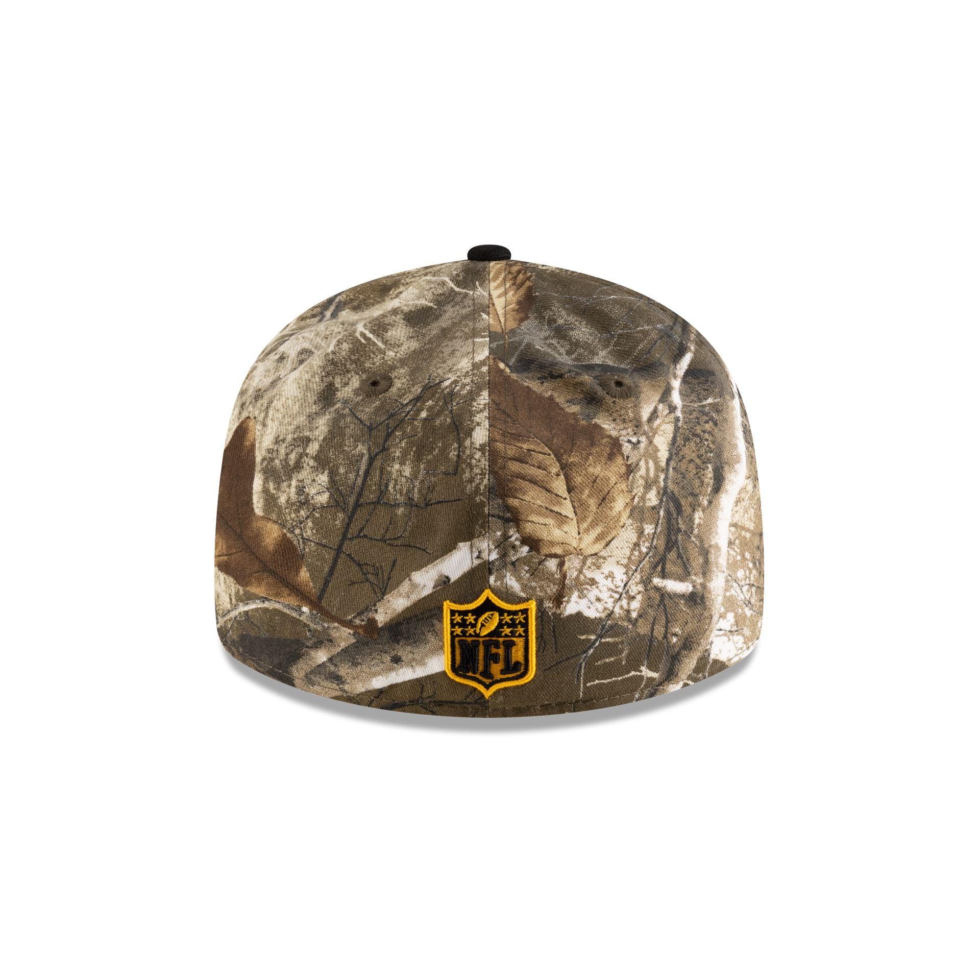 Just Caps Realtree Pittsburgh Steelers Low Profile 59FIFTY Fitted Hat Male Product Image