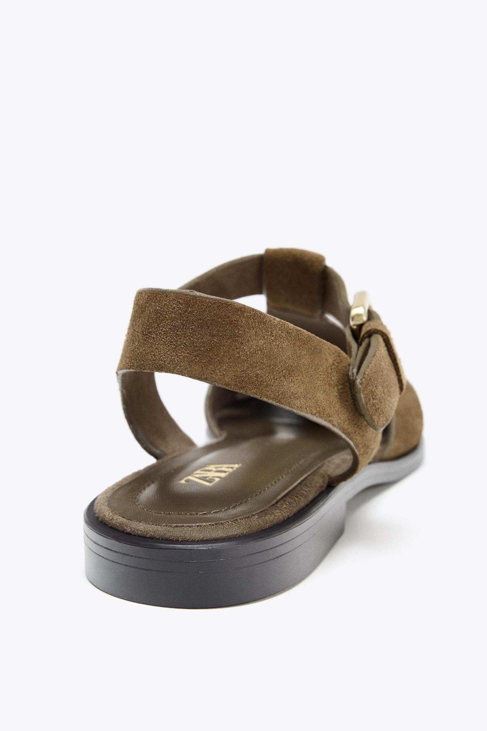 SPLIT LEATHER FISHERMAN SANDALS Product Image