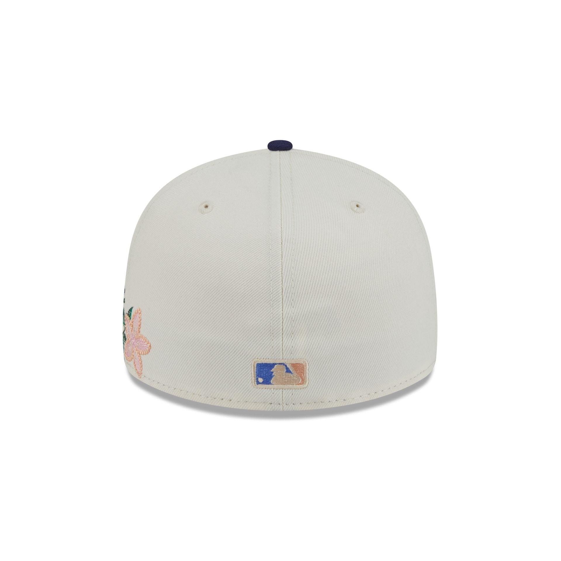 Tampa Bay Rays Tonal Florals White 59FIFTY Fitted Hat Male Product Image
