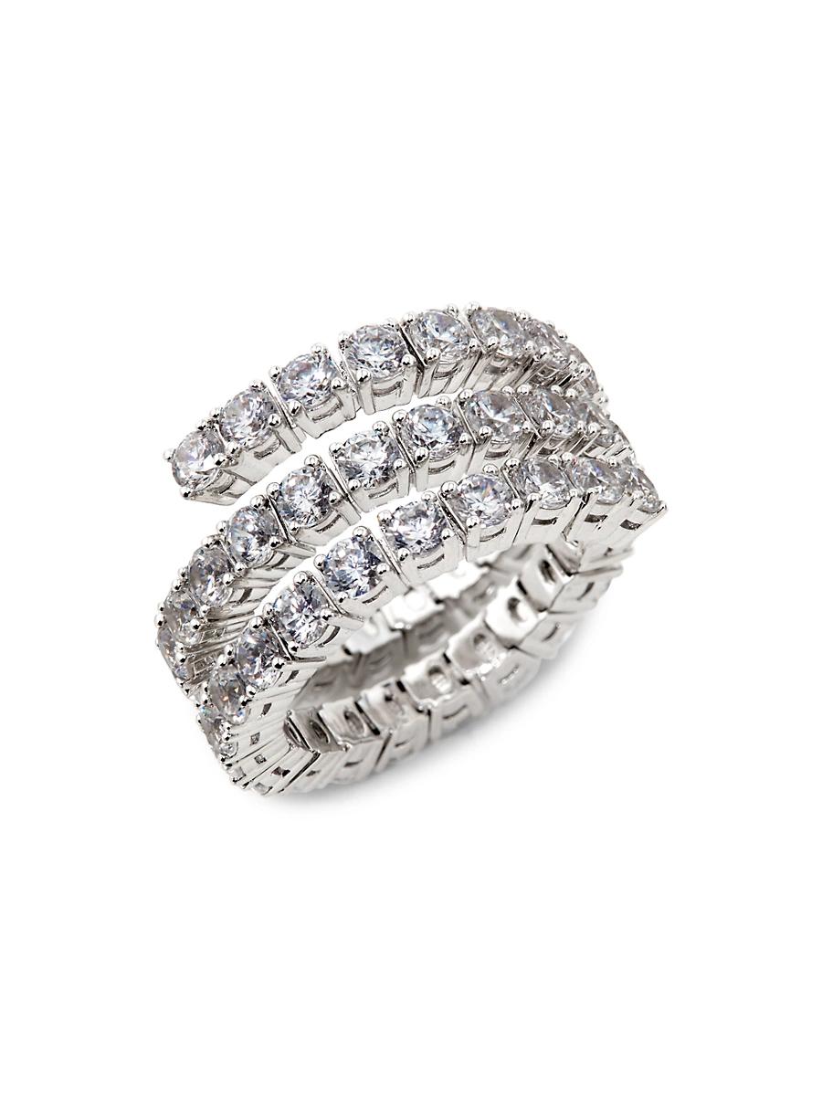 Womens Flex Cubic Zirconia Wrap Ring Product Image