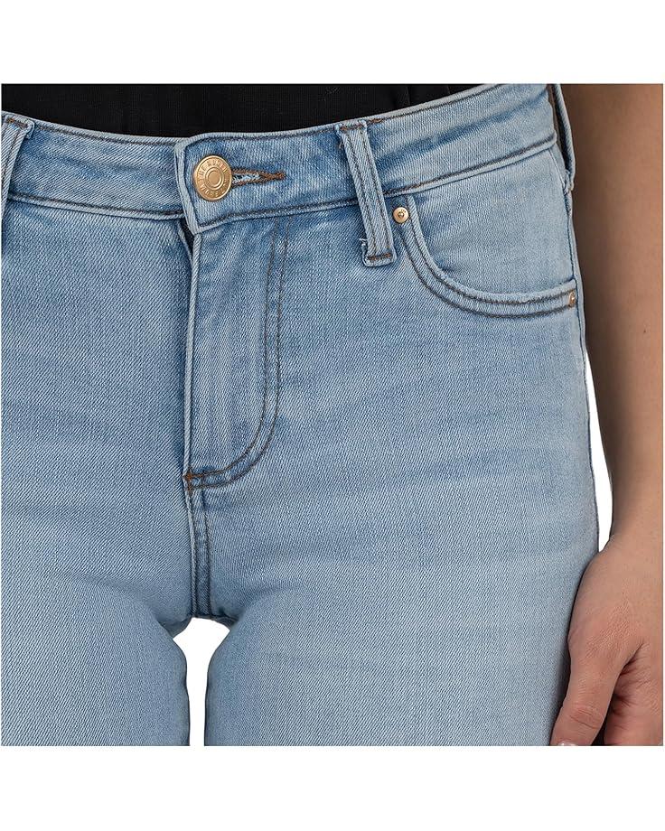 Amy Crop Straight Leg- Roll Up Fray Princess Seam Product Image