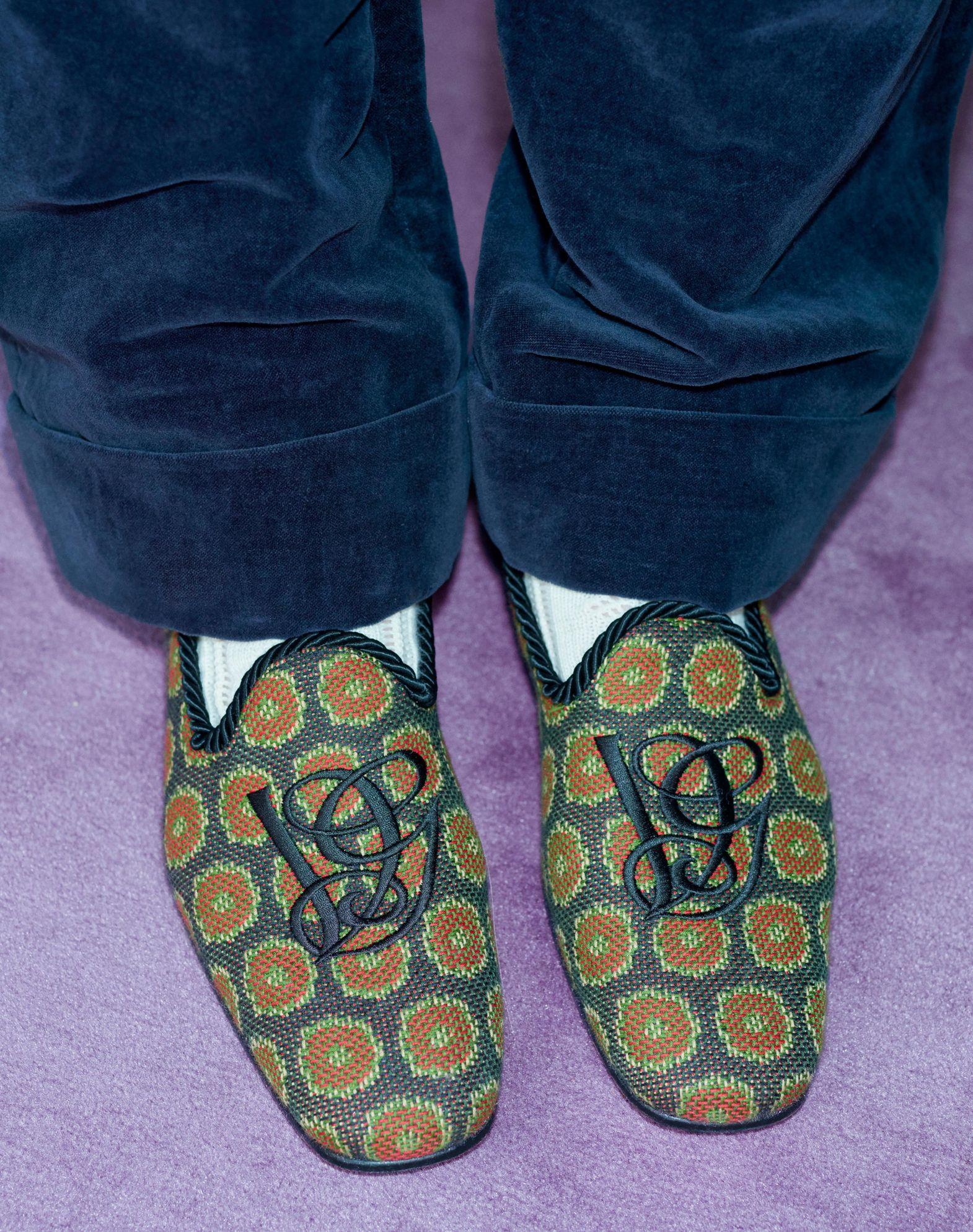 Les Alcôvettes Loafer In Jacquard Fabric Product Image