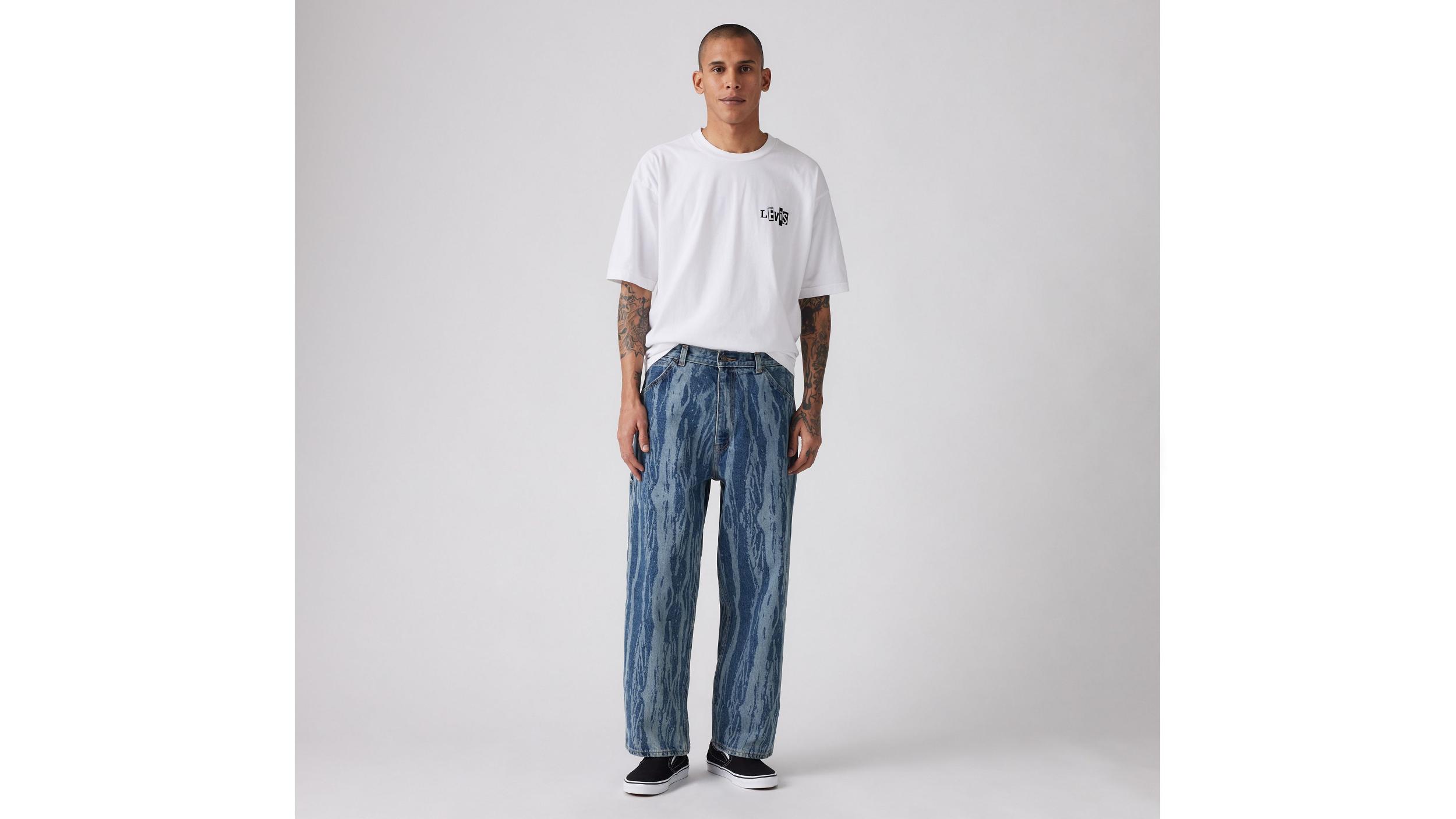 Skateboarding Cropped Carpenter Men's Jeans Product Image