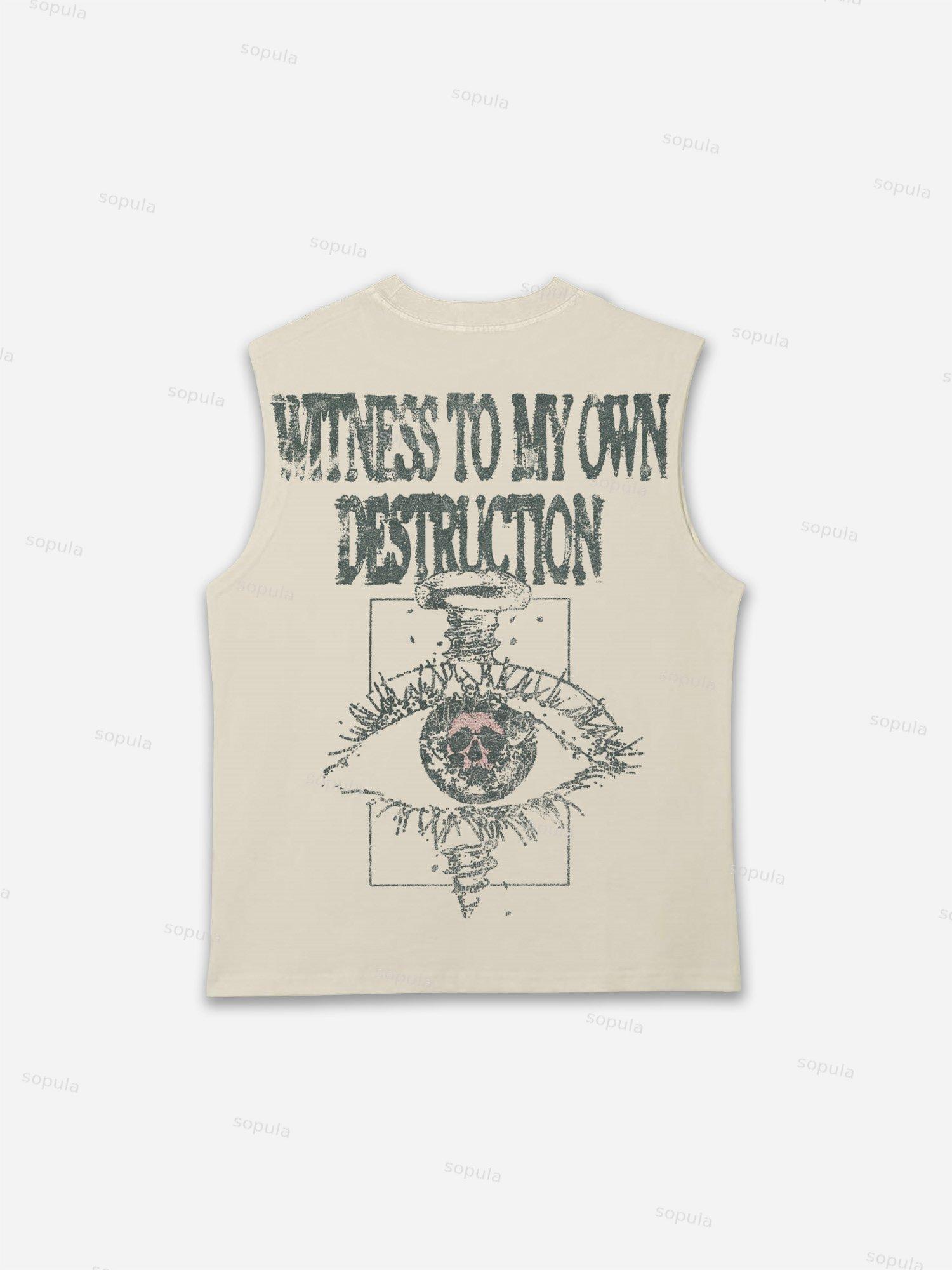 Witness To My Own Destruction Tank Top Product Image