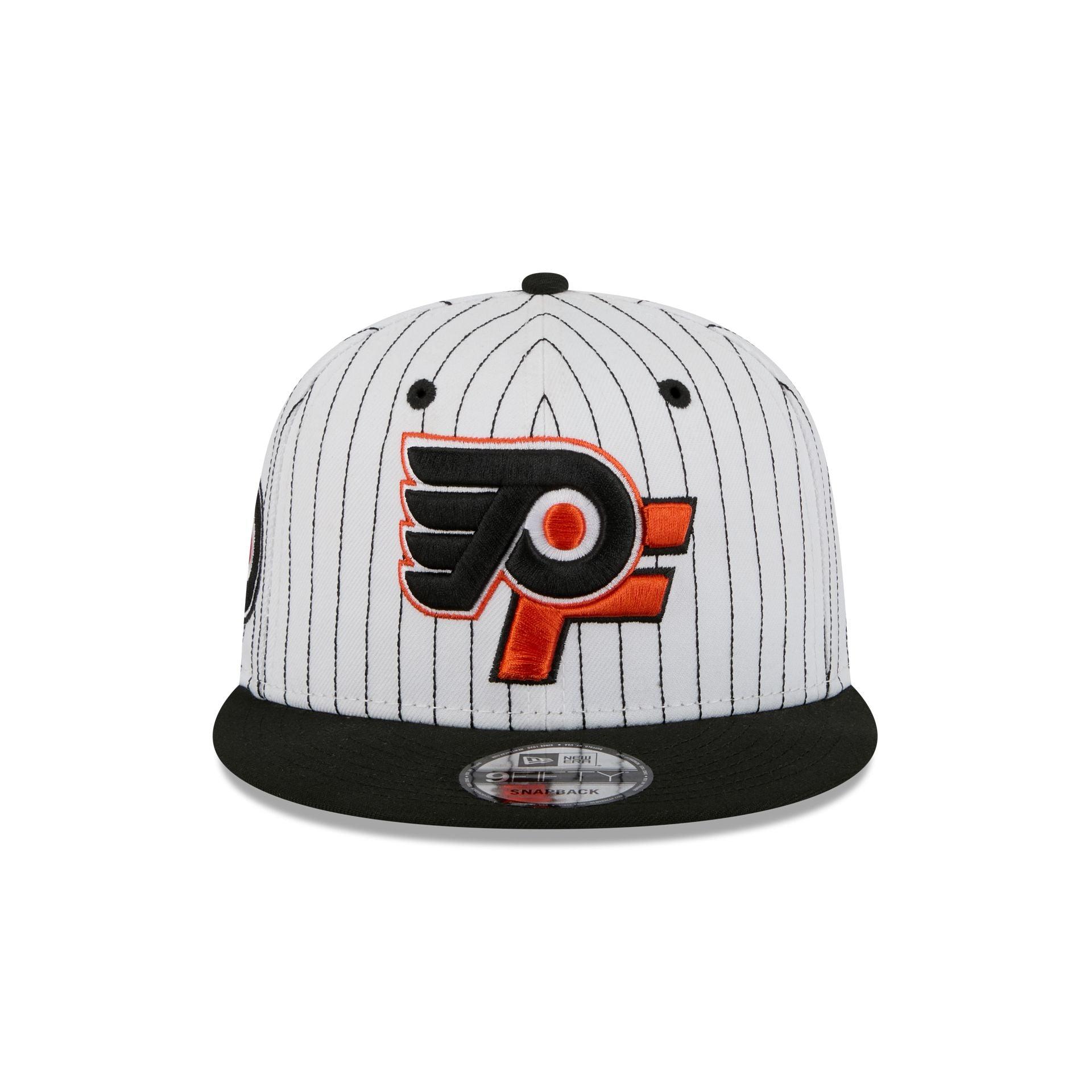 Philadelphia Flyers Deceptor Pinstripe 9FIFTY Snapback Hat Male Product Image