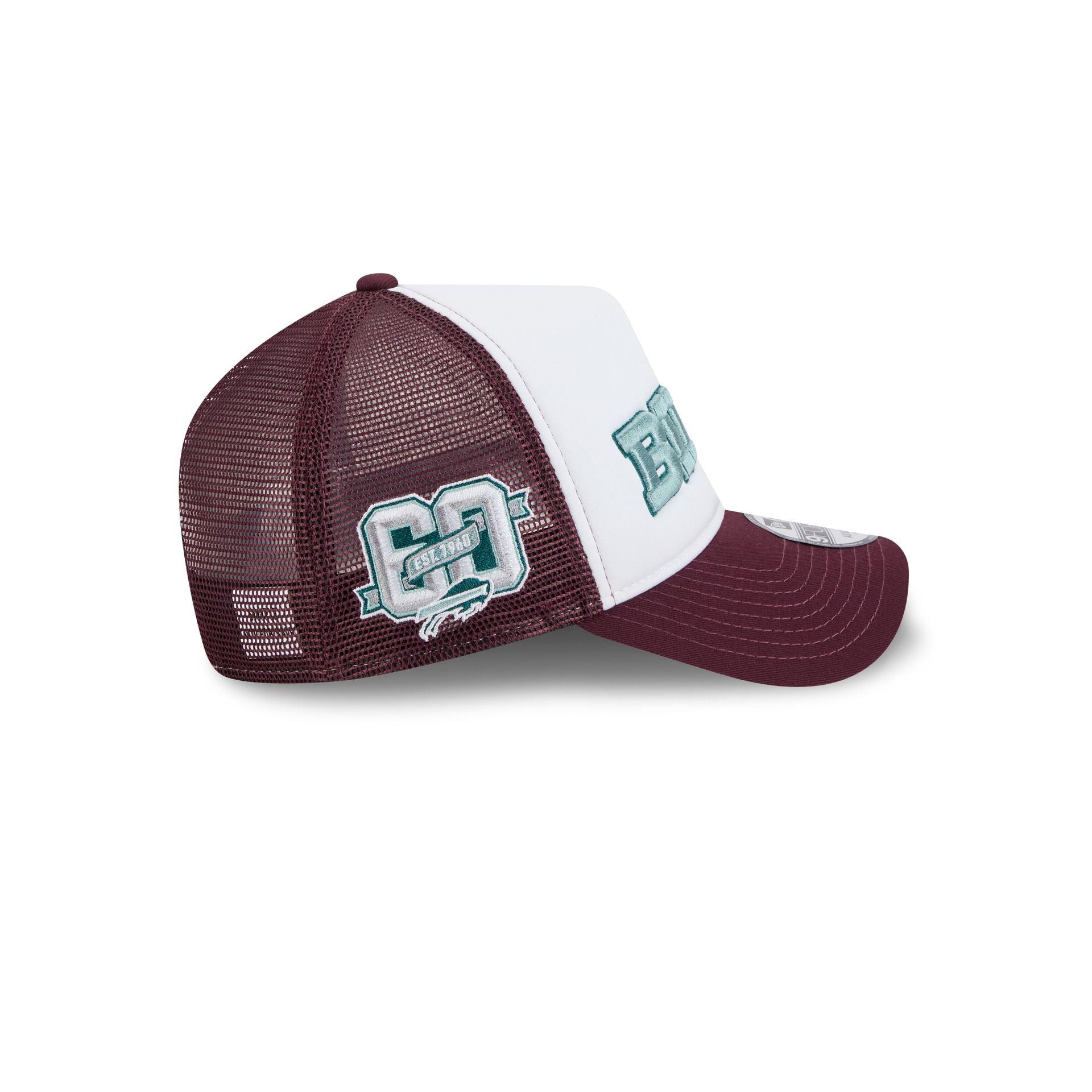 Cincinnati Reds Distressed 9FORTY A-Frame Trucker Hat Male Product Image