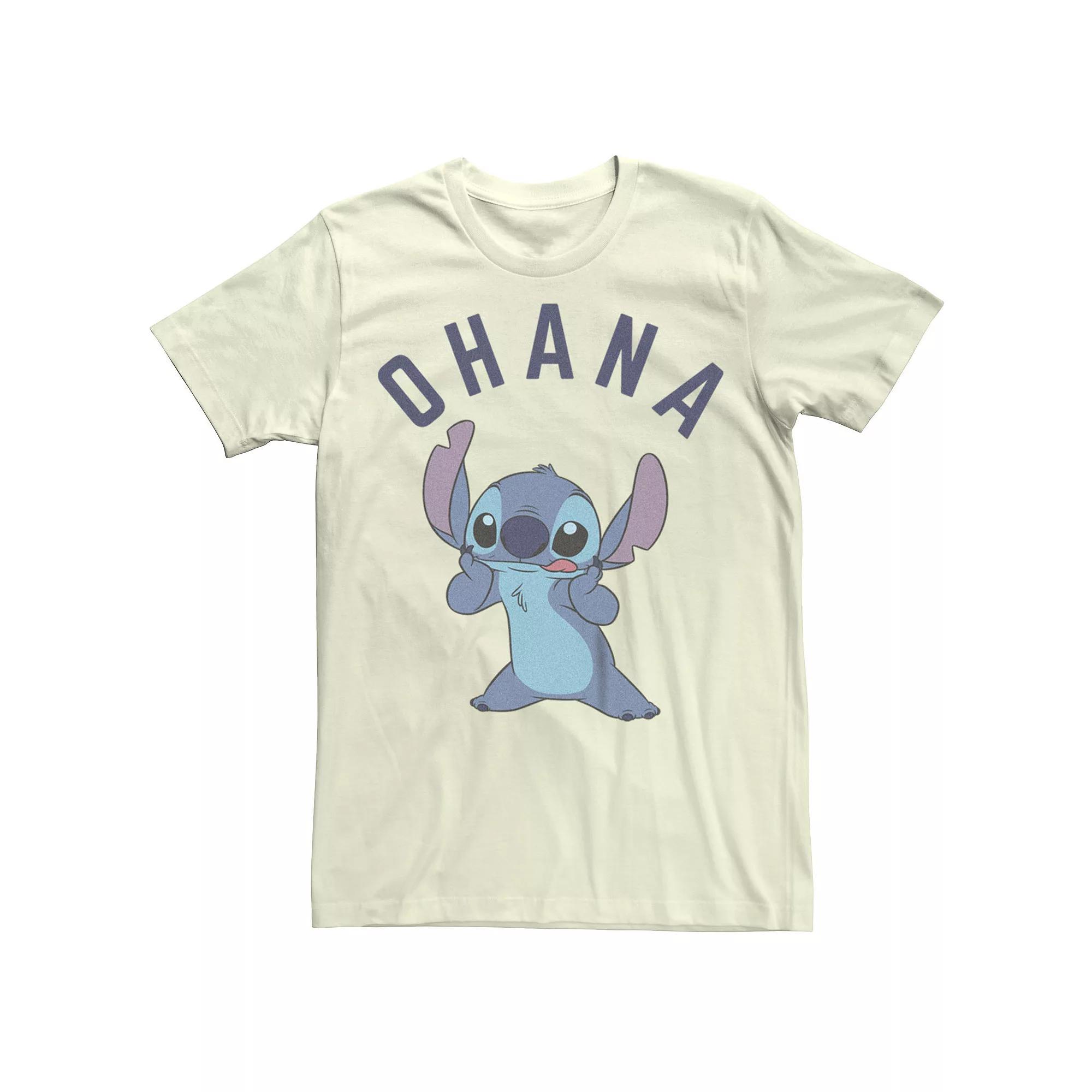 Disney's Lilo & Stitch Ohana Stitch Juniors' Boyfriend Graphic Tee, Women's,  Product Image