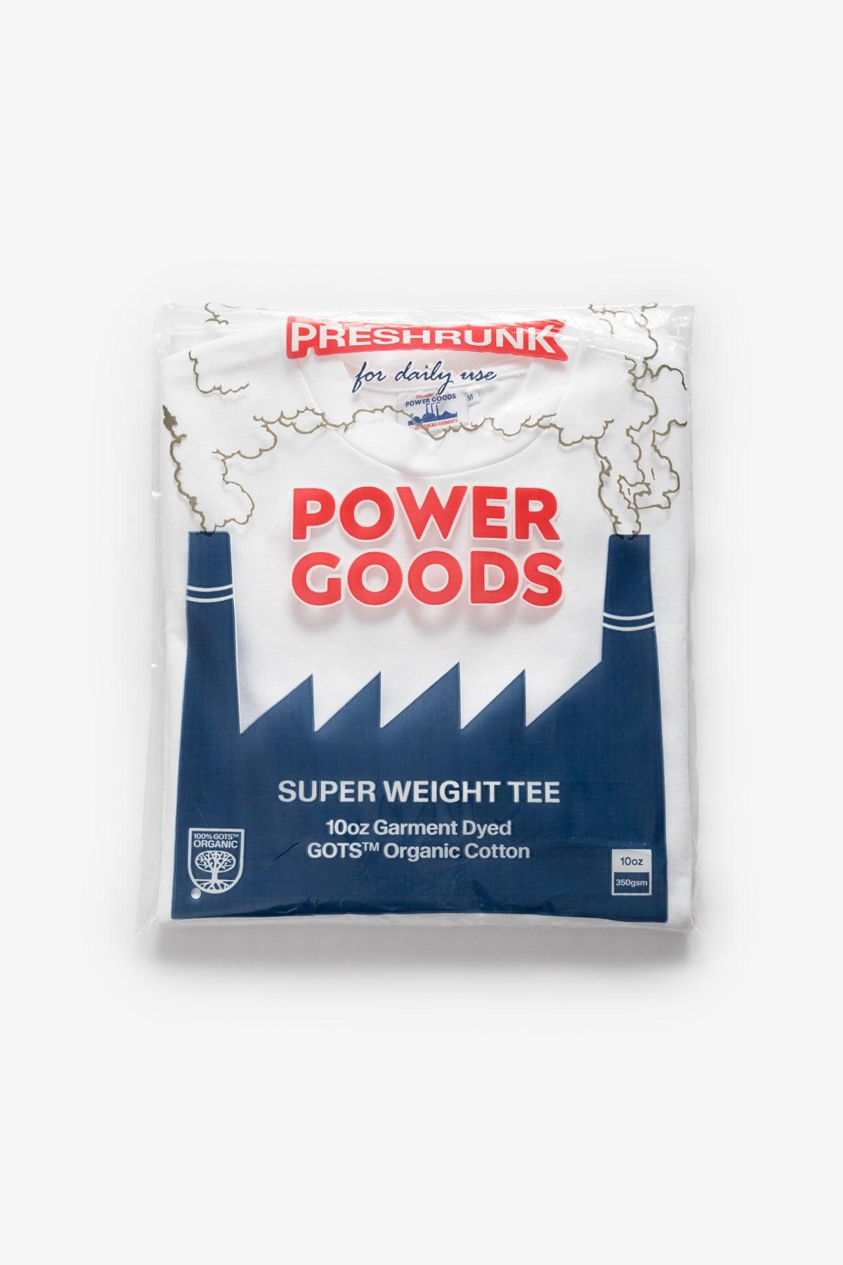 Power Goods - Super Weight T-Shirt - White Product Image