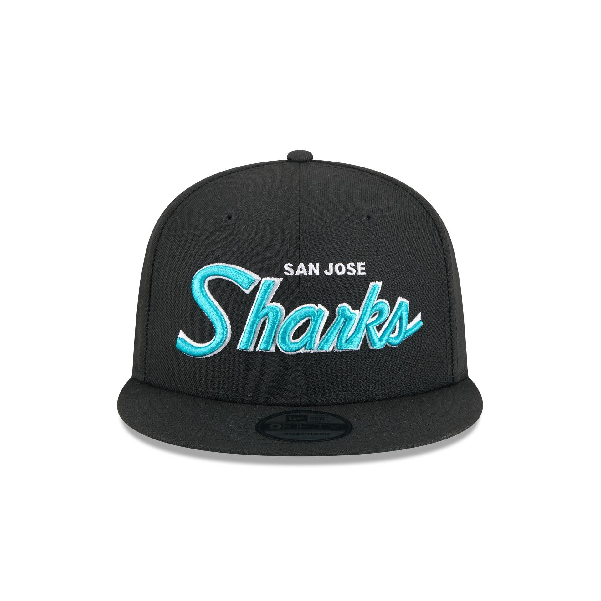 San Jose Sharks Script 9FIFTY Snapback Hat Male Product Image
