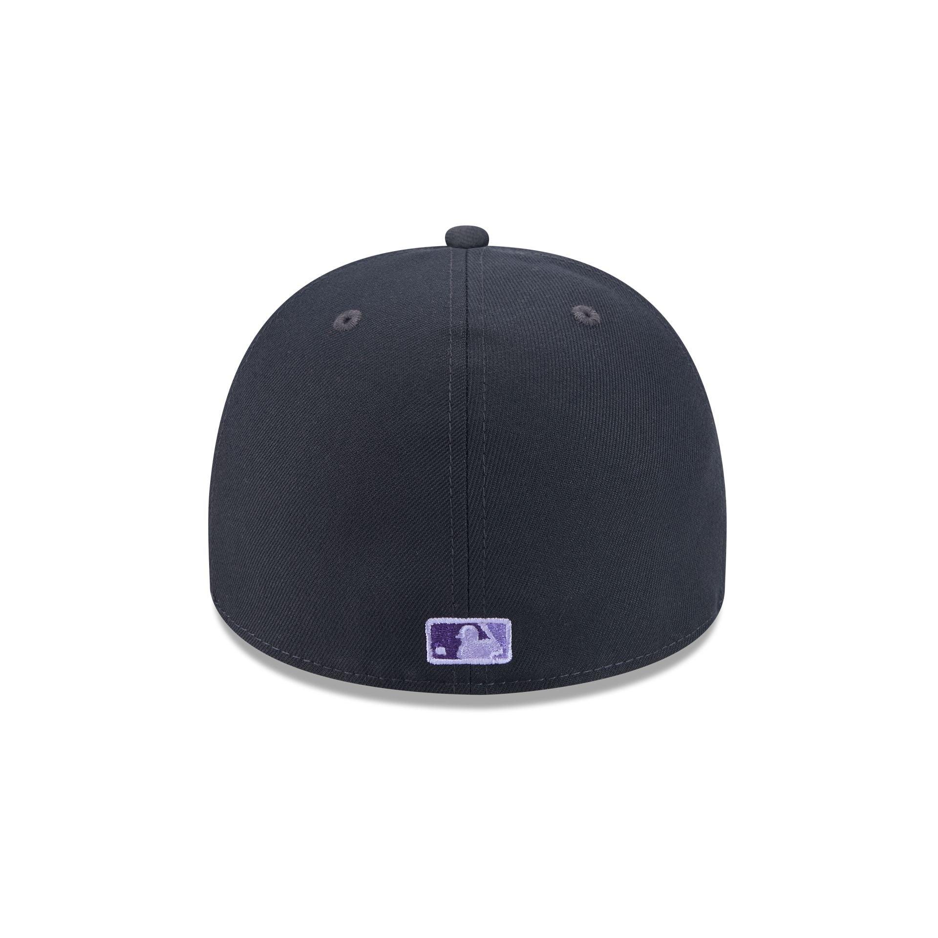 Houston Astros Navy Lavender 59FIFTY A-Frame Fitted Hat Male Product Image