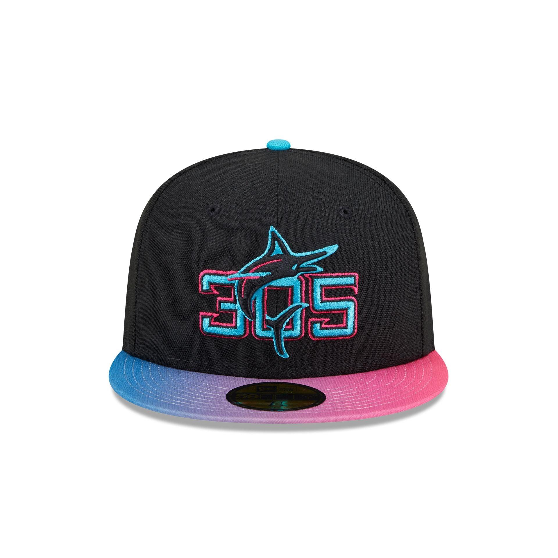 Miami Marlins City Connect 59FIFTY Fitted Hat Male Product Image
