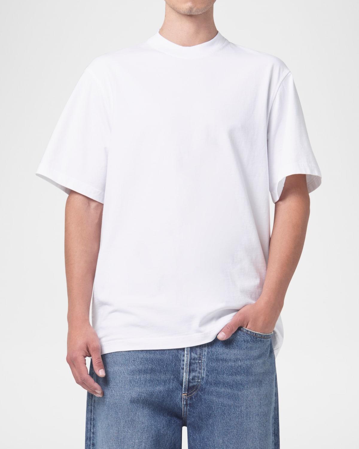 Men's Asha Mock-Neck T-Shirt Product Image