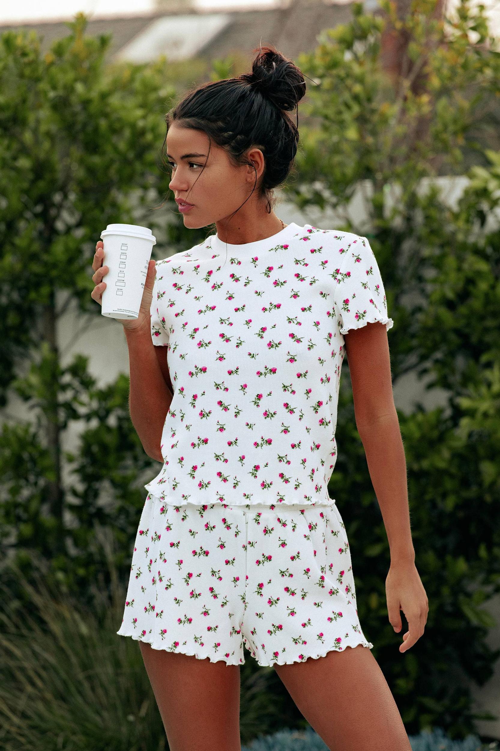 Bay Sleep Set Peony Blossom Waffle Product Image