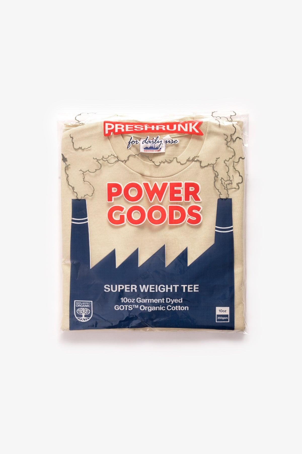 Power Goods - Super Weight T-Shirt - Khaki Product Image