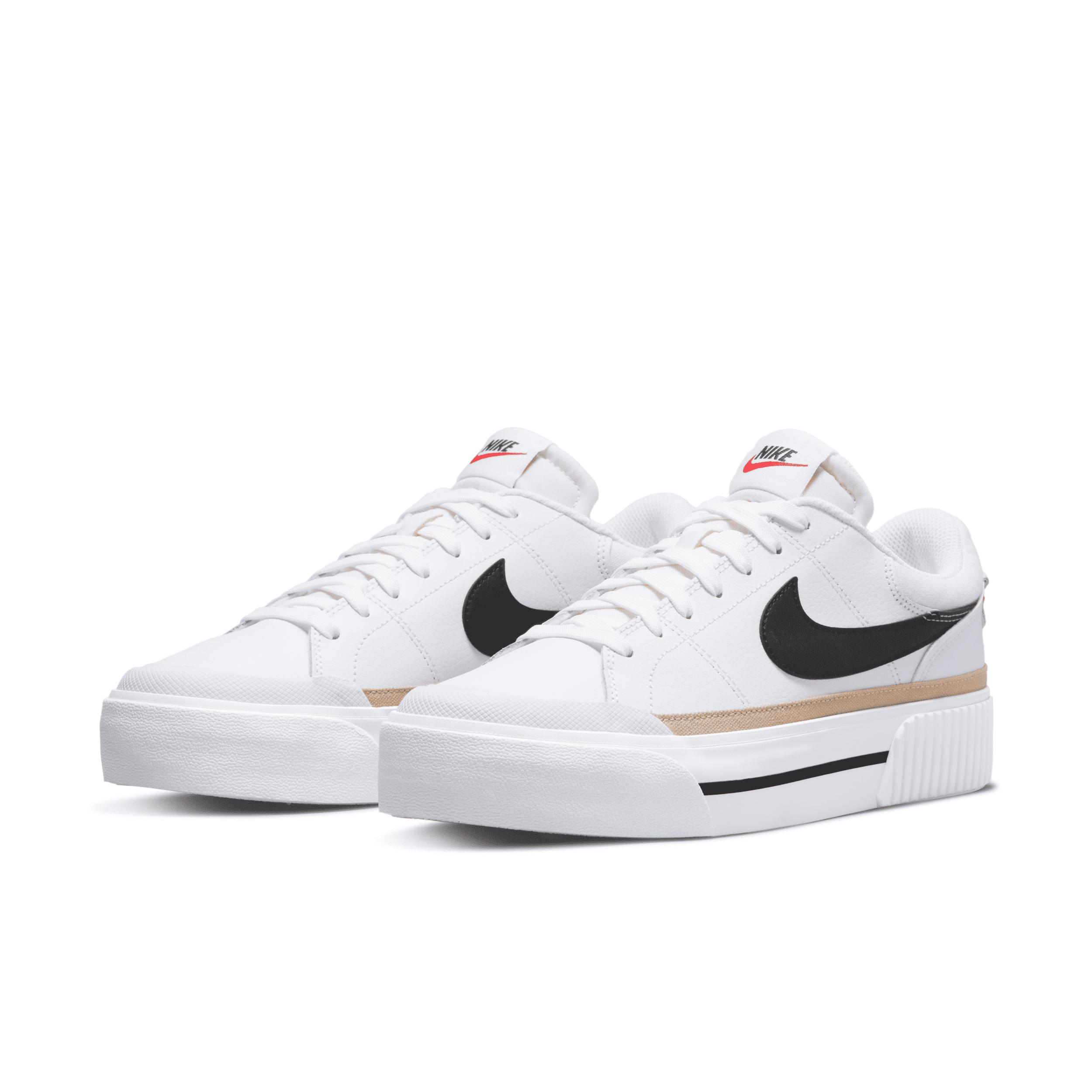 Nike Womens Court Legacy Lift Shoes | DM7590-100 Product Image