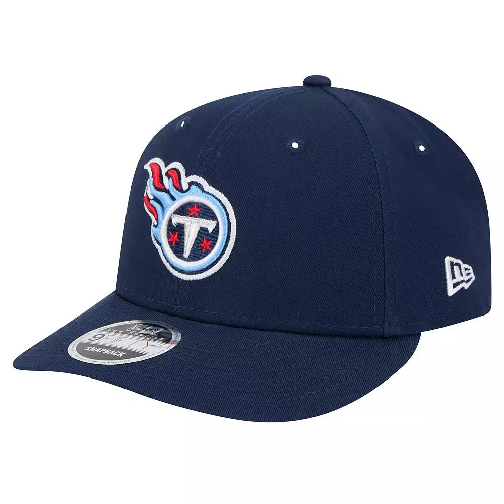 Men's New Era Navy Tennessee Titans Main Low Profile 9FIFTY Snapback Hat, Blue Product Image