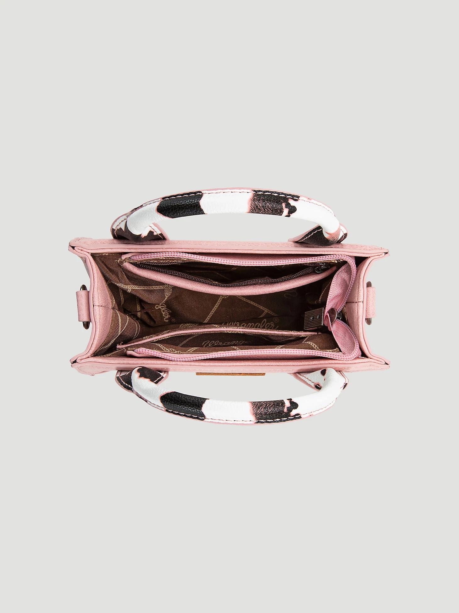 Cow Print Cross Body Mini Tote | Women's ACCESSORIES | Wrangler® Product Image