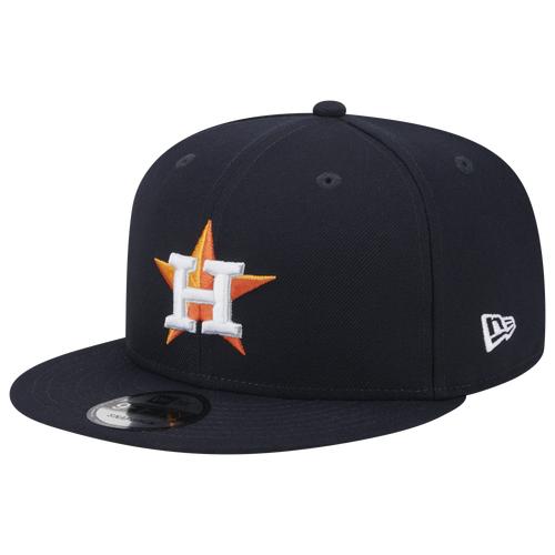 Men's New Era Navy Houston Astros 2017 World Series Side Patch 9FIFTY Snapback Hat, Blue Product Image
