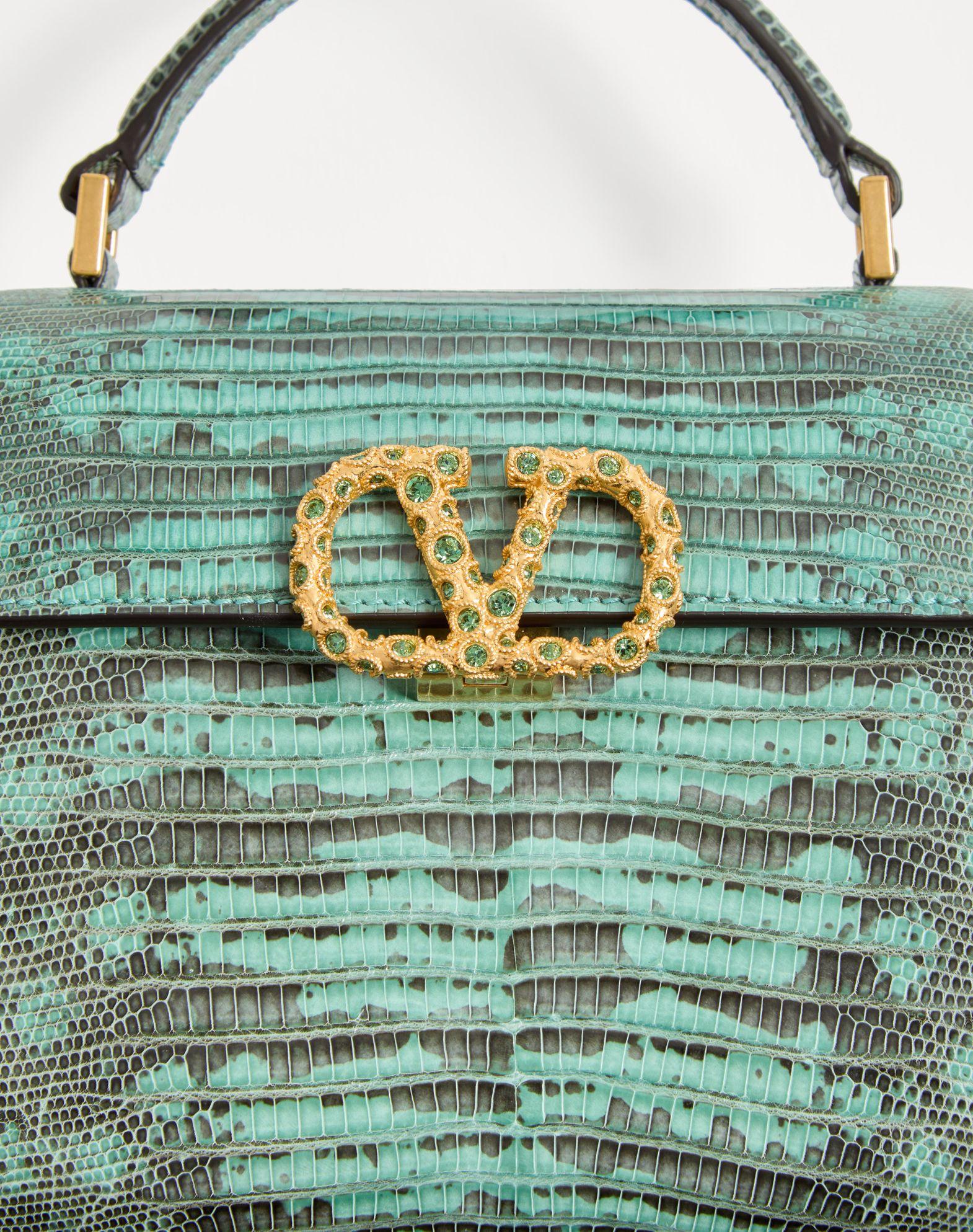 Valentino Garavani Vsling Mini Handbag In Tejus With Jewel Logo Product Image