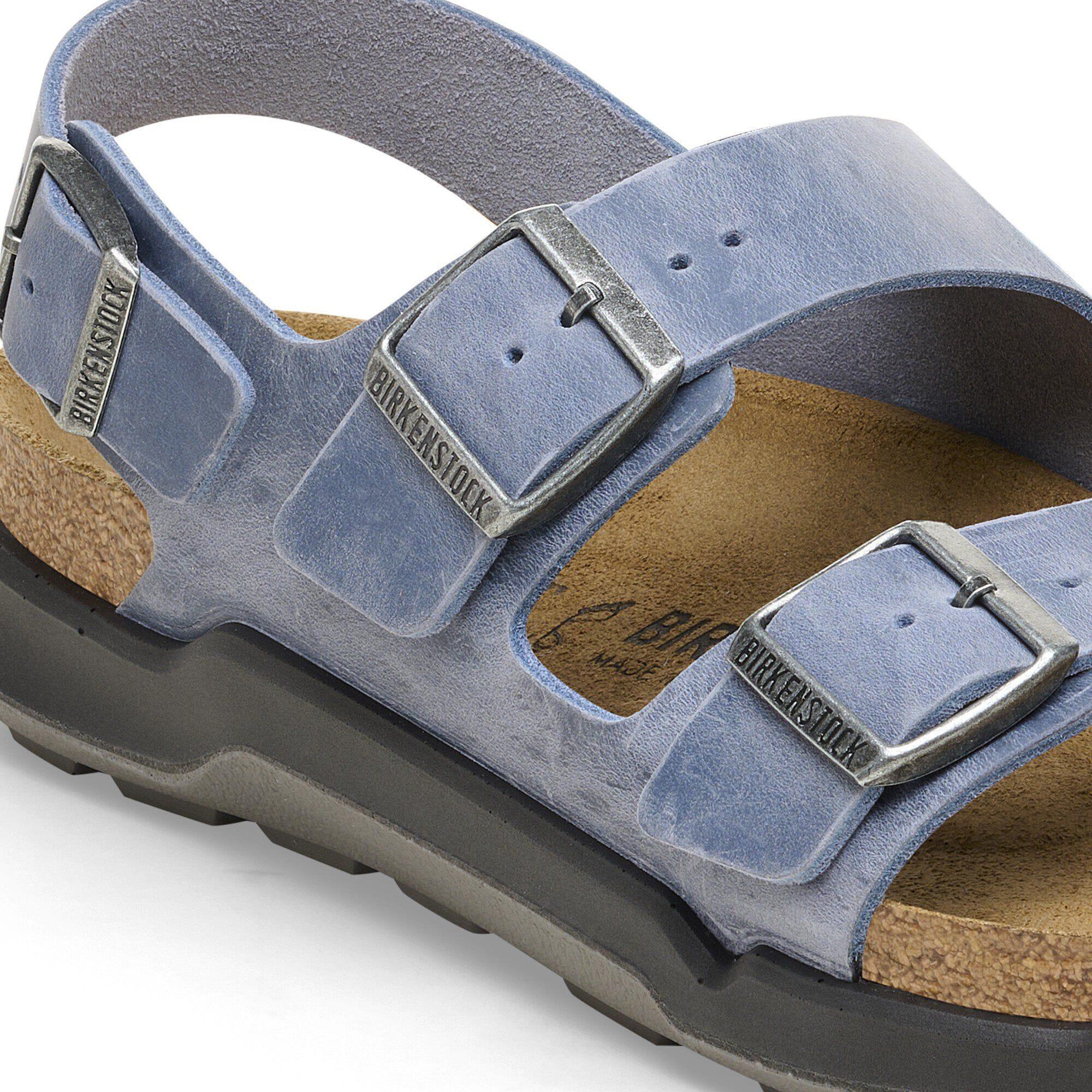 Birkenstock Milano CT Men Oiled Leather Black Male Product Image
