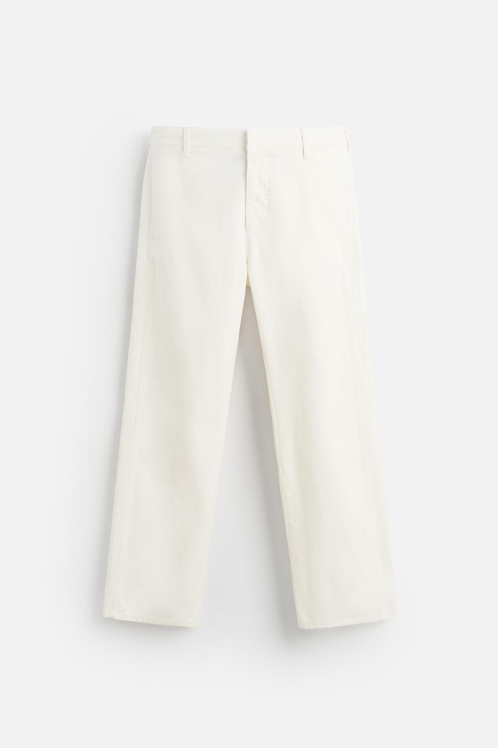 COTTON HEMP CHINO PANTS Product Image