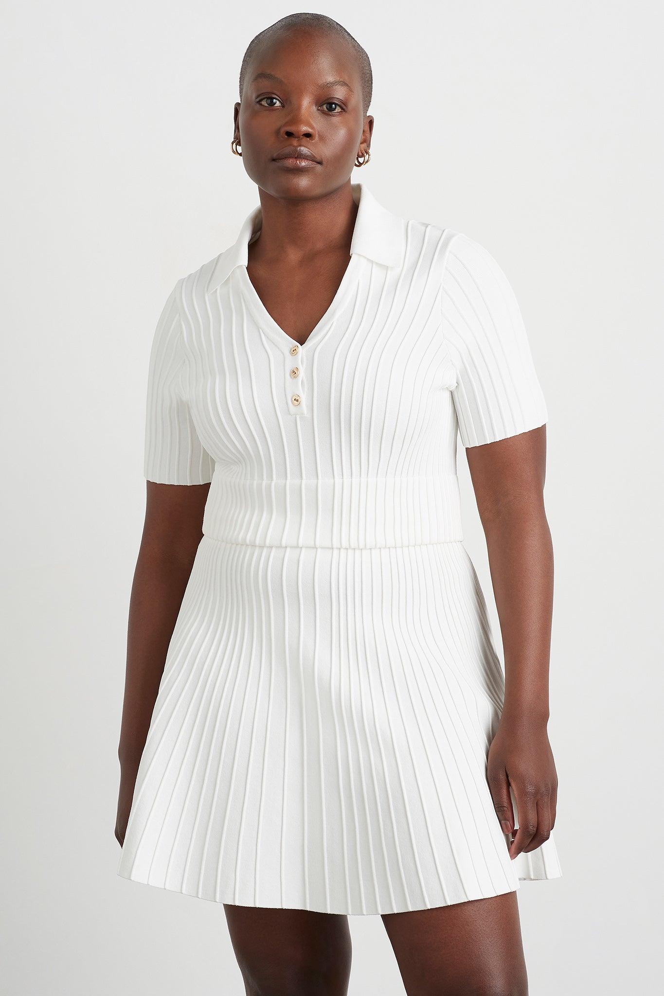 Knitted Polo Top 341 Product Image