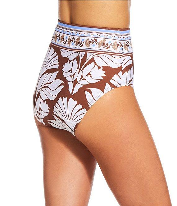 Alex Marie Signature Sculpt Nouveau Tropical High Waisted Swim Bottom Product Image