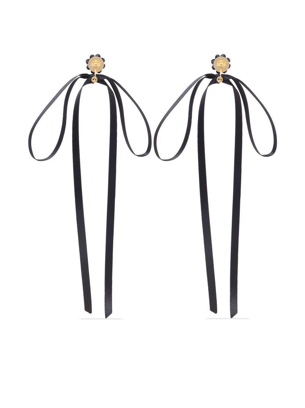 ribbon-bow earrings Product Image