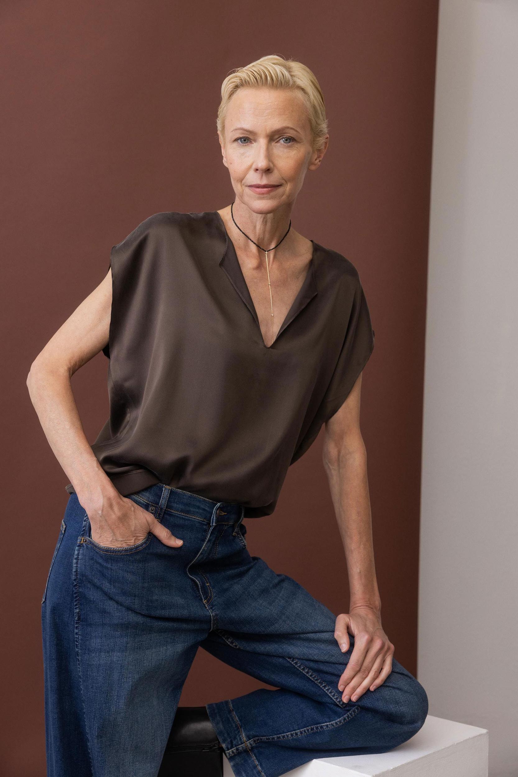 The All Day Washable Silk Top Product Image