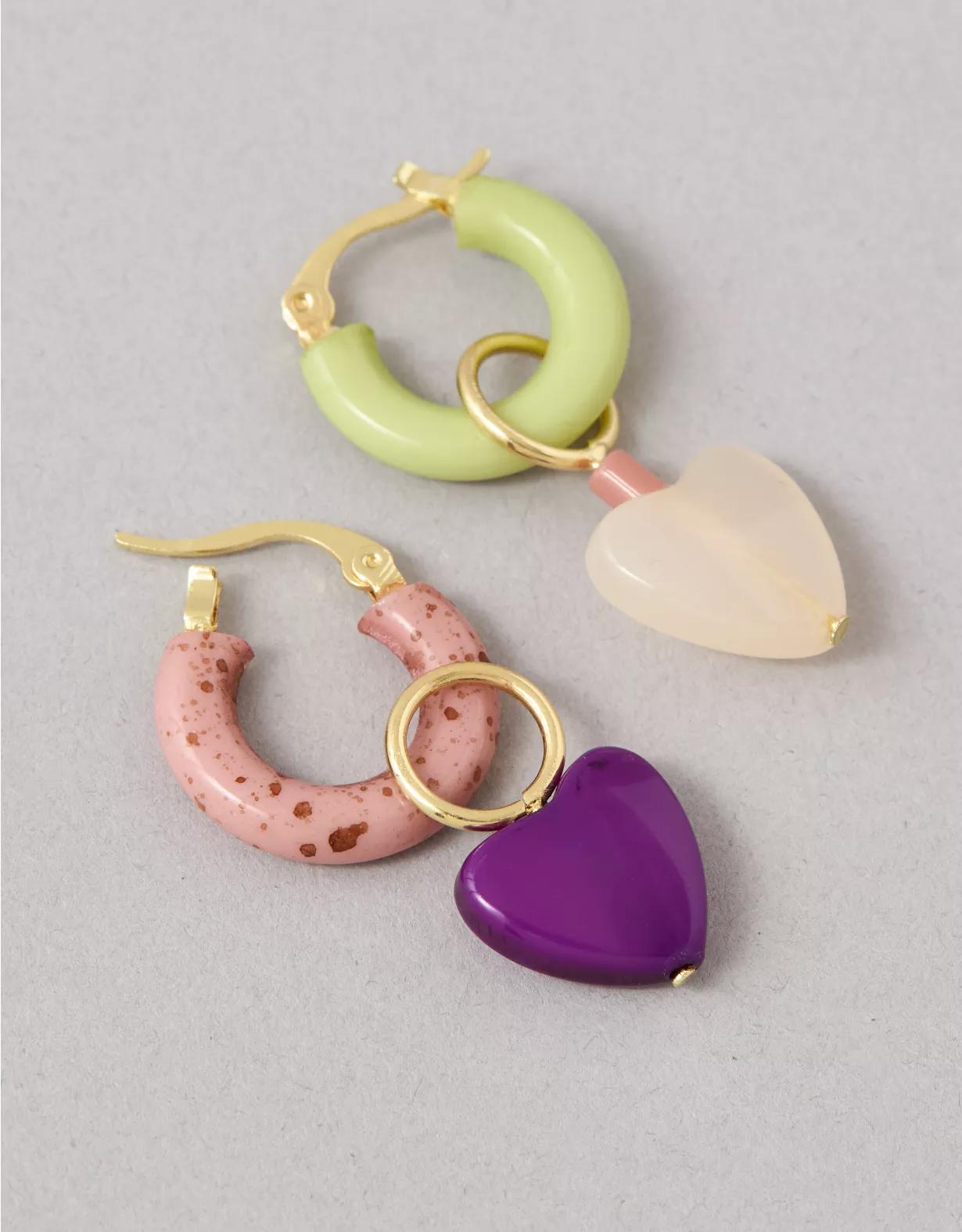 AEO Pride Heart Earrings Product Image