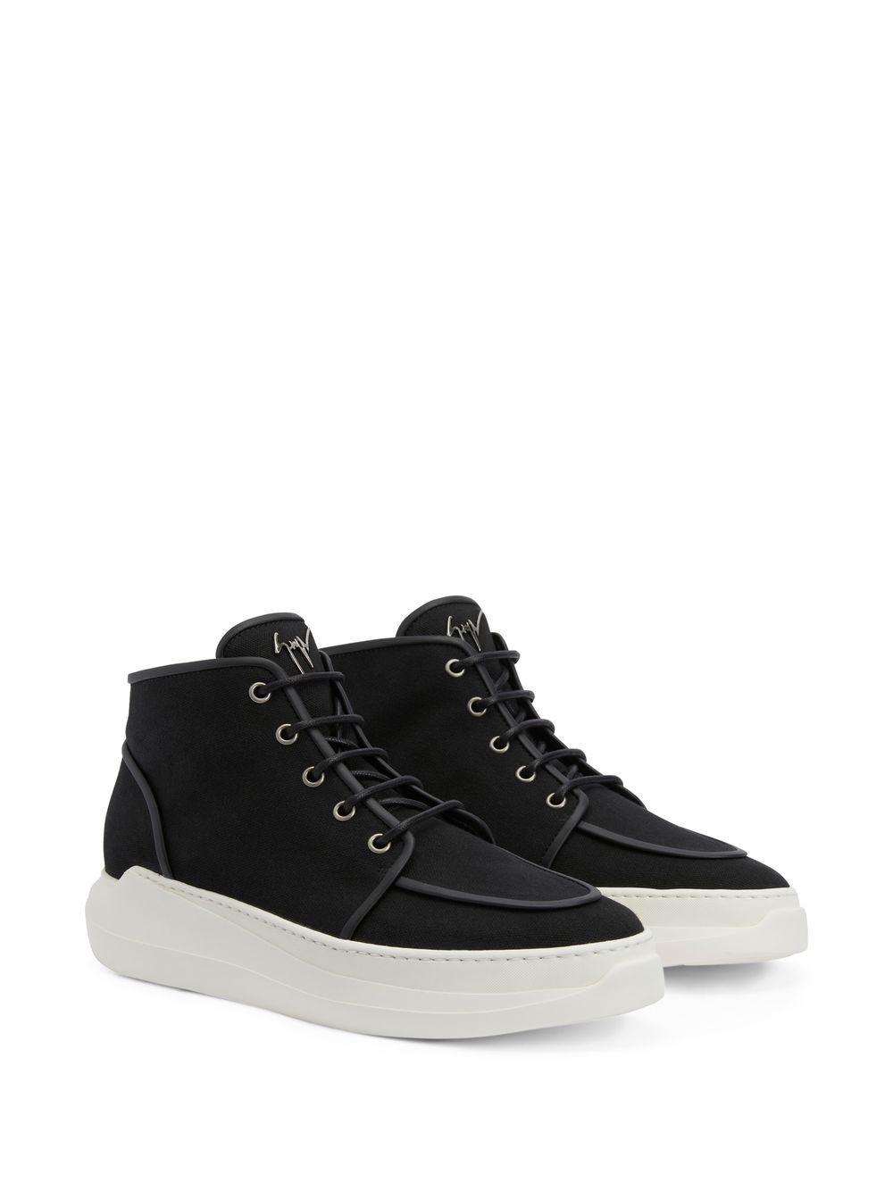 lace-up high-top sneakers Product Image