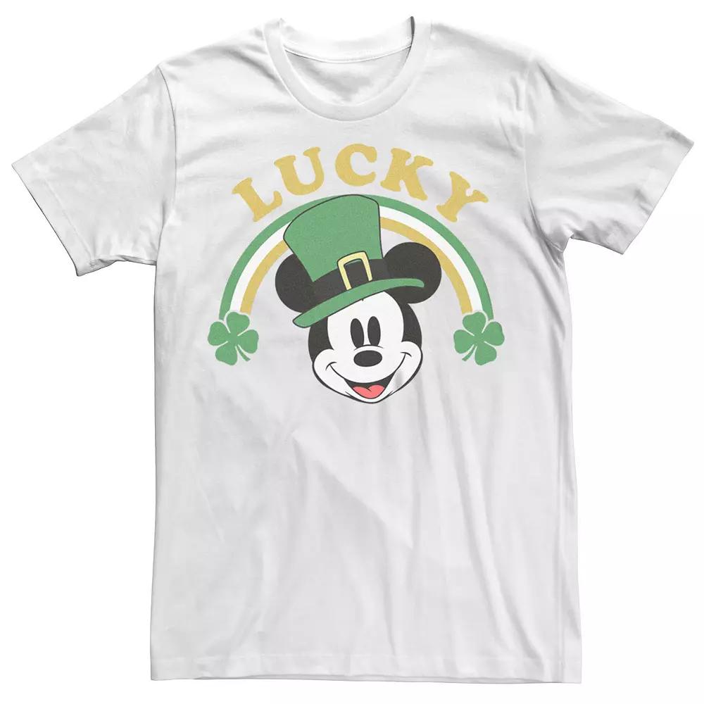 Disney's Mickey & Friends Men's St. Patrick's Day Lucky Mickey Graphic Tee,  Product Image