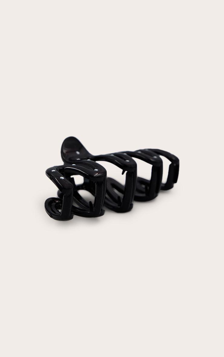 Black Polka Hair Claw Clip Product Image