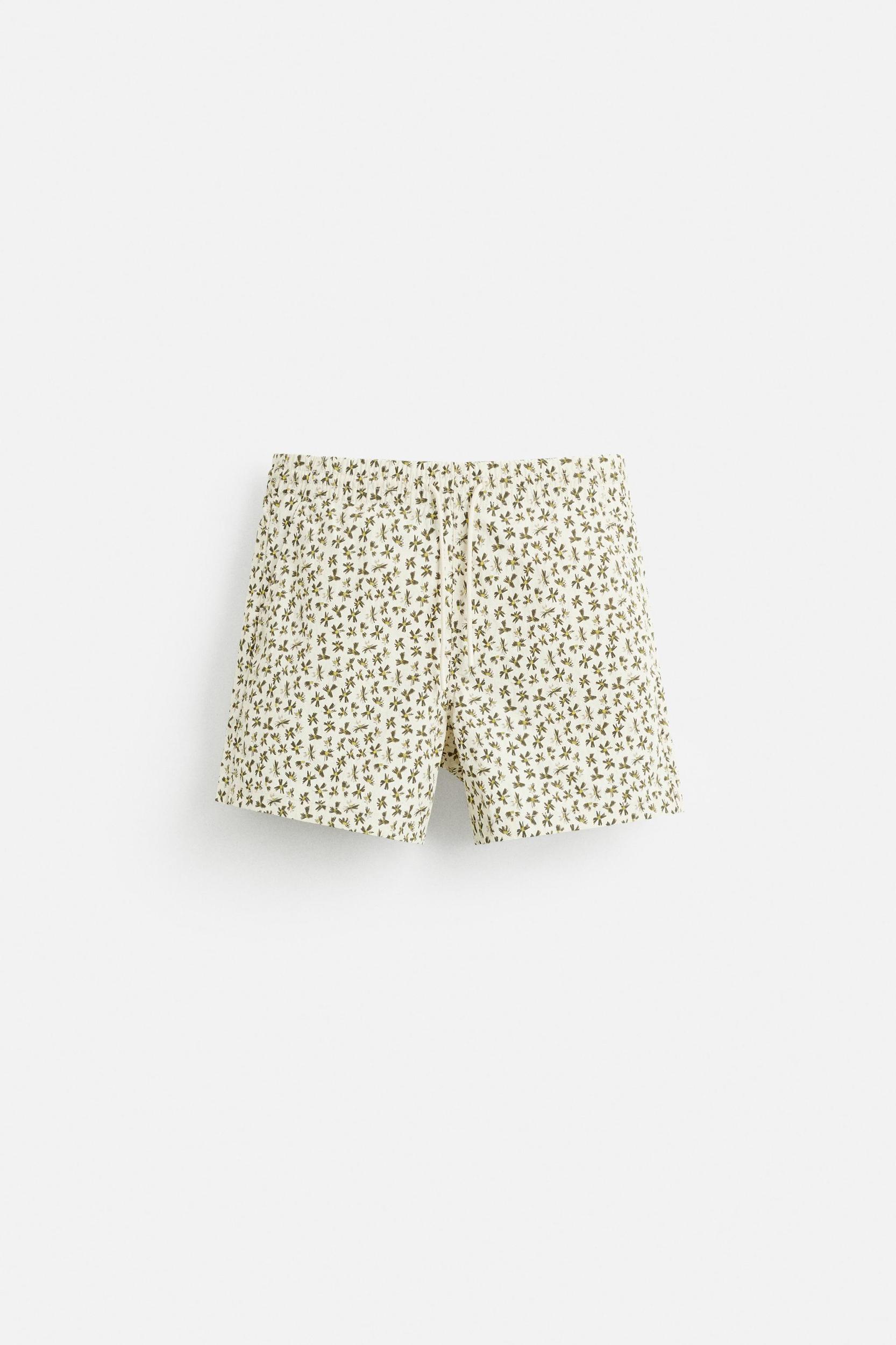 FLORAL PRINT MID-LENGTH SWIMSUIT Product Image