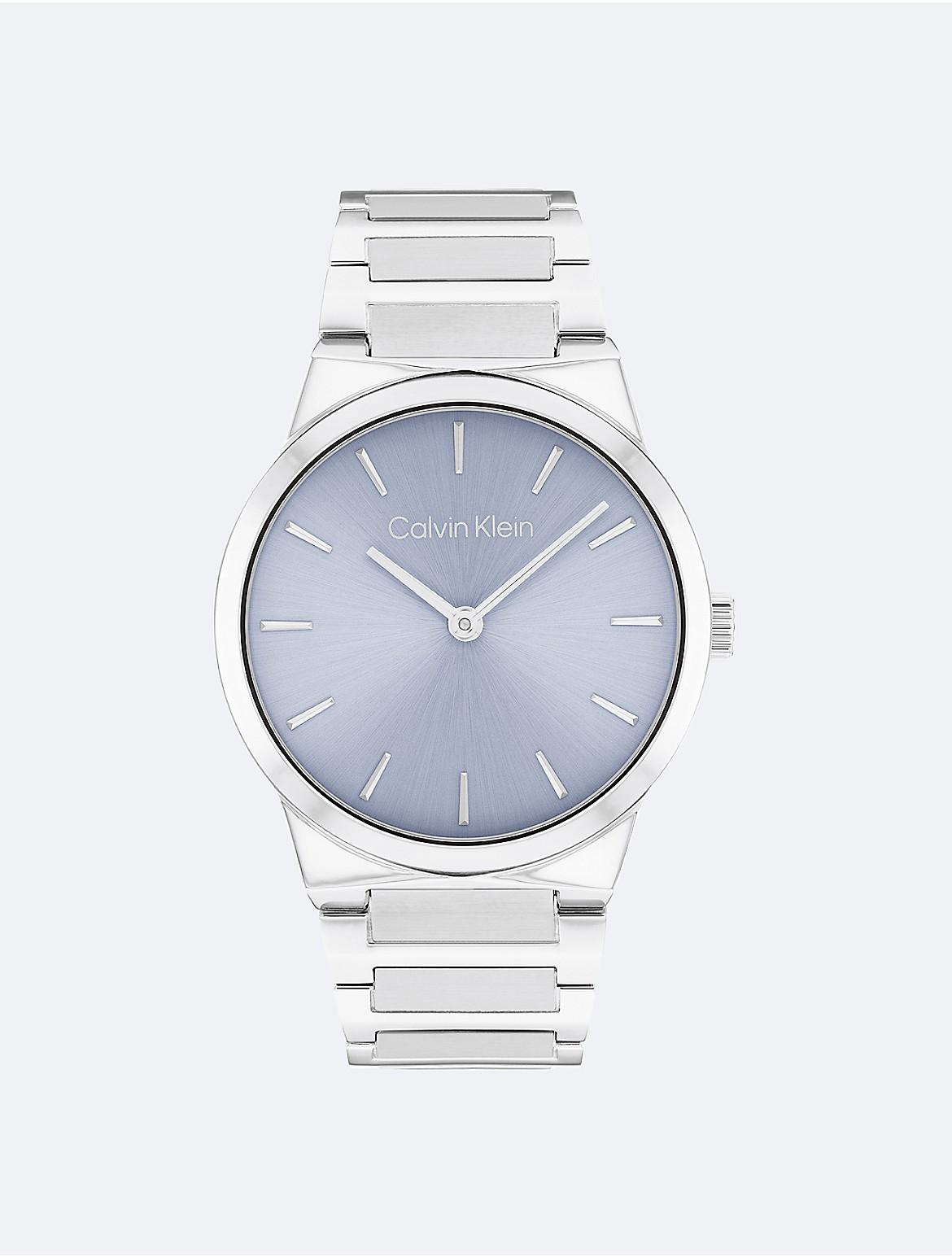 Calvin Klein Mens Minimalist Integrated Link Bracelet 32mm Watch - Metallic Product Image