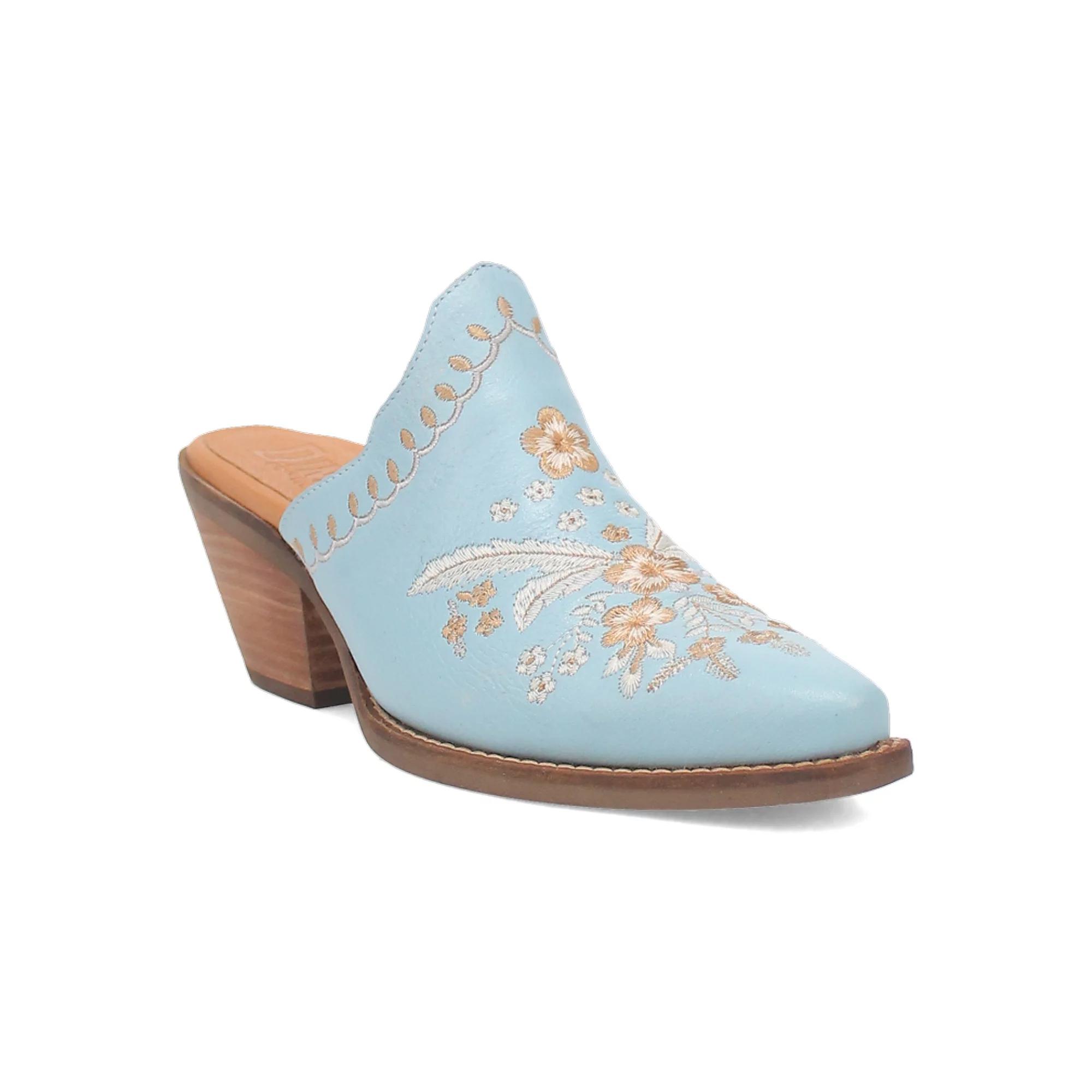 Dingo Wildflower Women's Leather Mules,  Product Image
