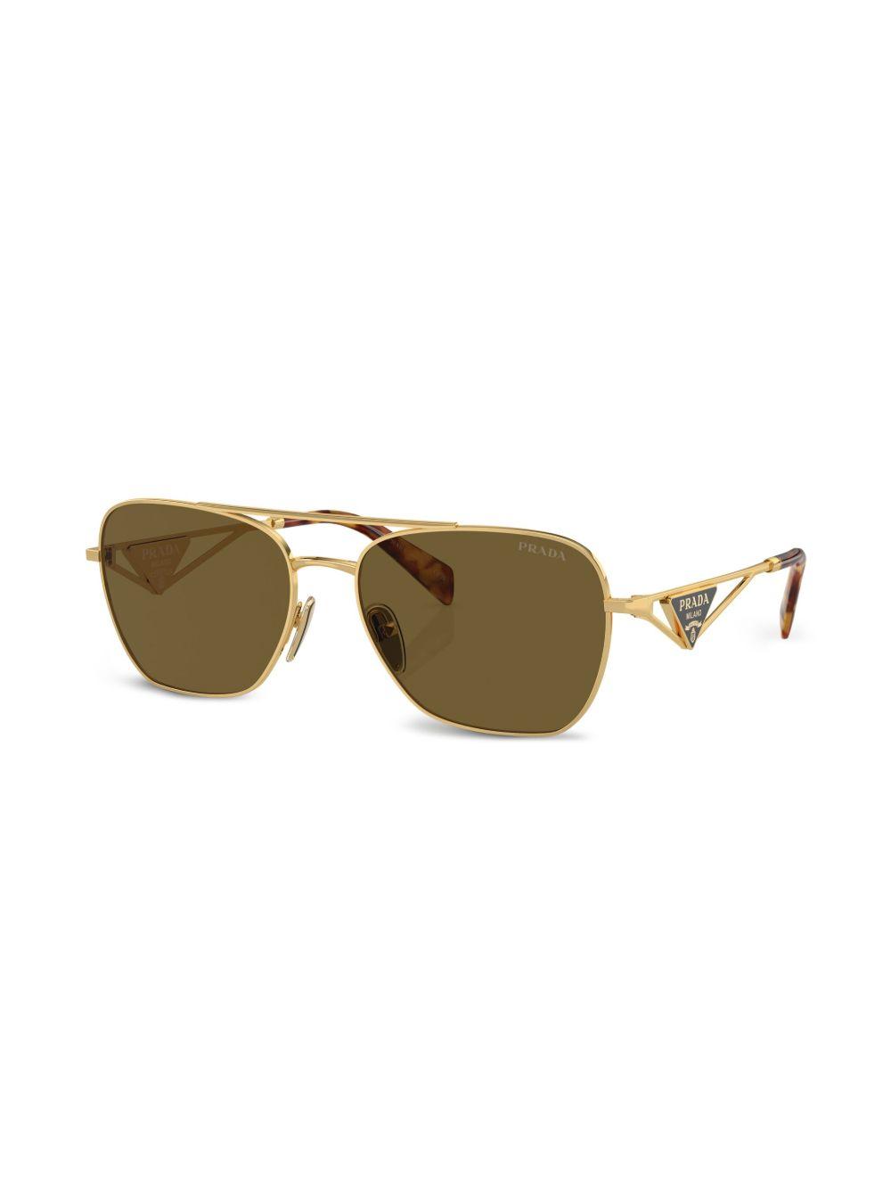 triangle-logo pilot sunglasses Product Image