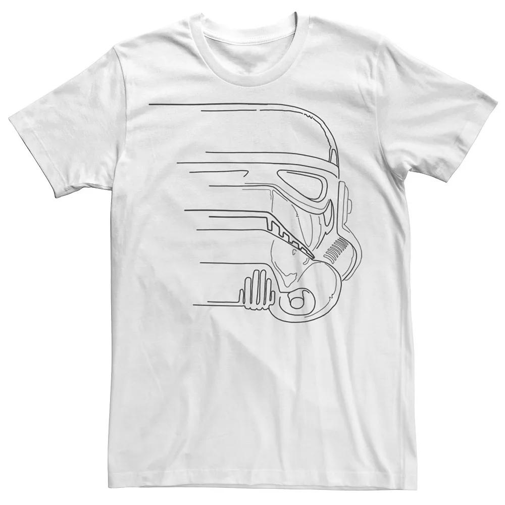 Men's Star Wars Stormtrooper Helmet Sketch Tee,  Product Image