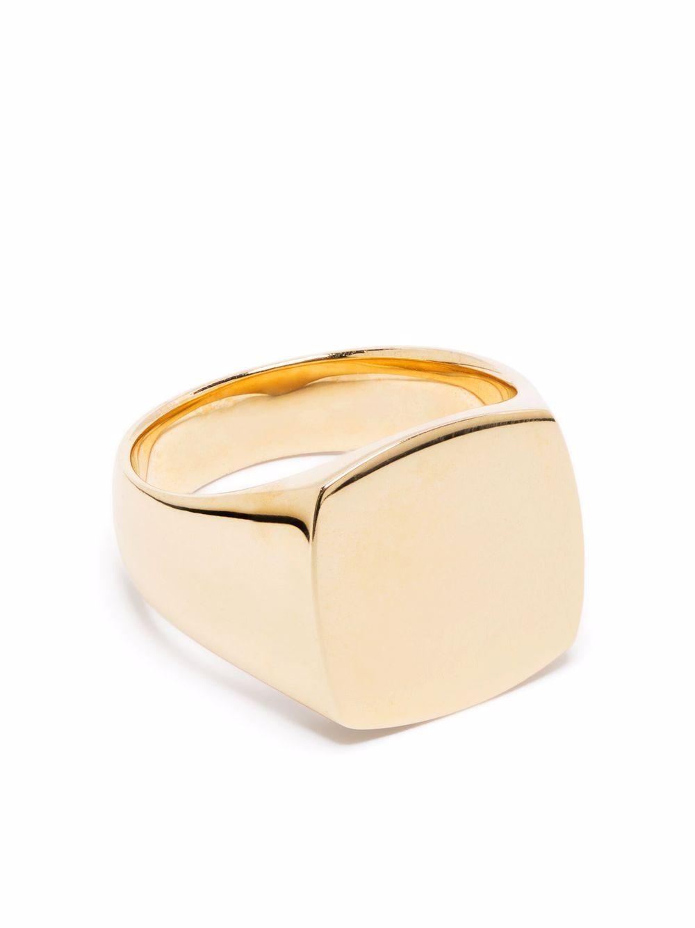 9kt yellow gold Cushion ring Product Image