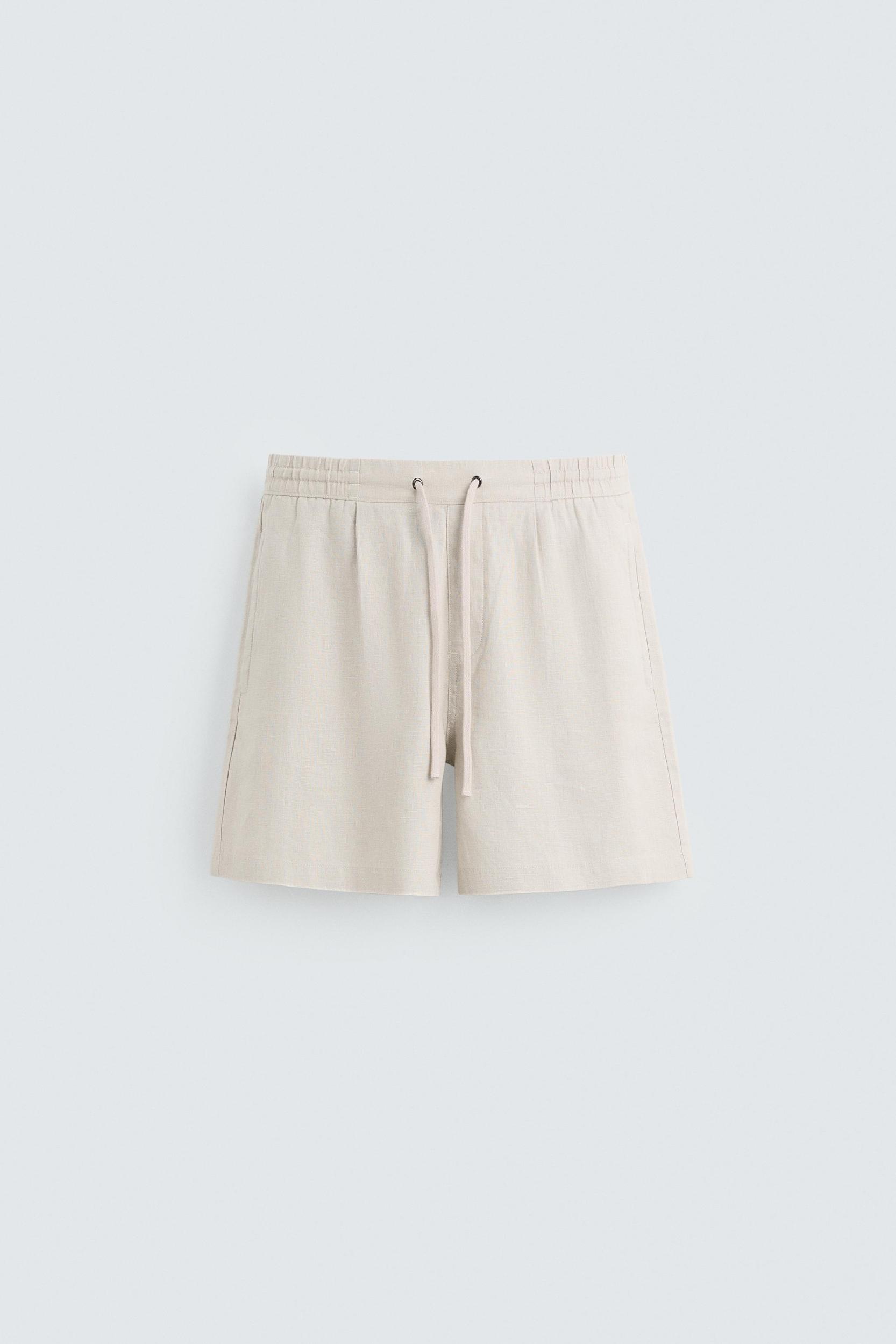 100% LINEN SHORTS Product Image