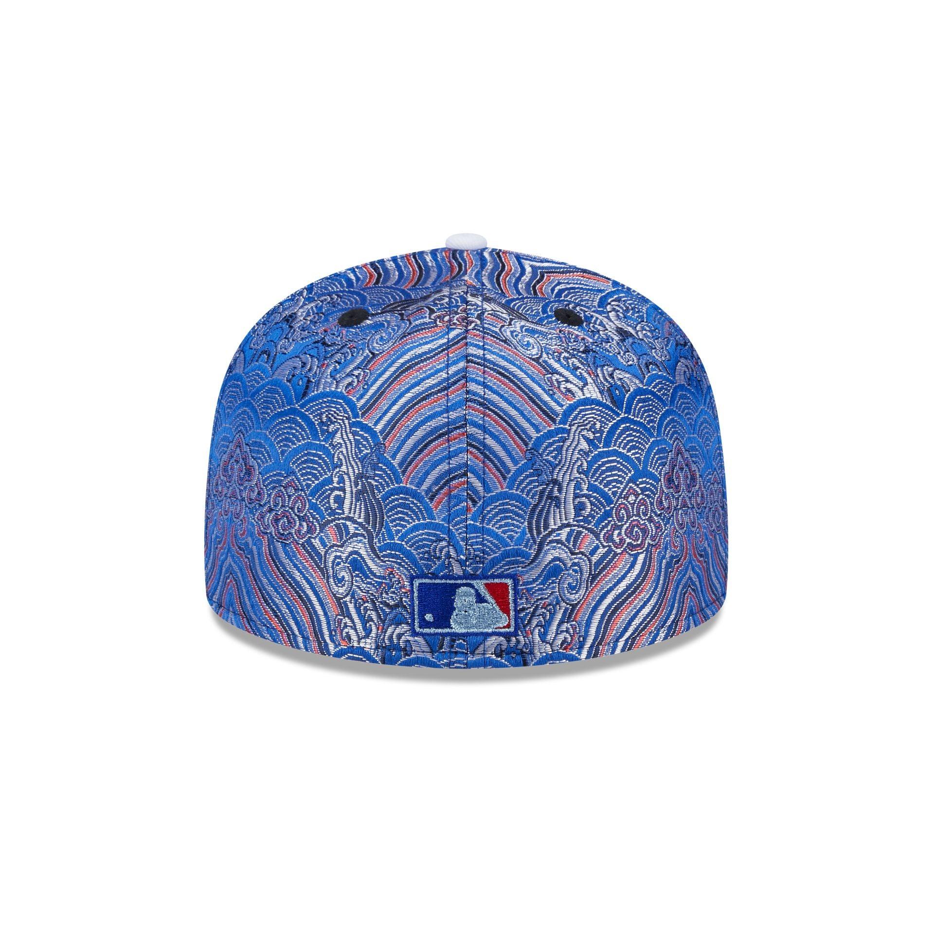 Montreal Expos Wave Fill 59FIFTY Fitted Hat Male Product Image