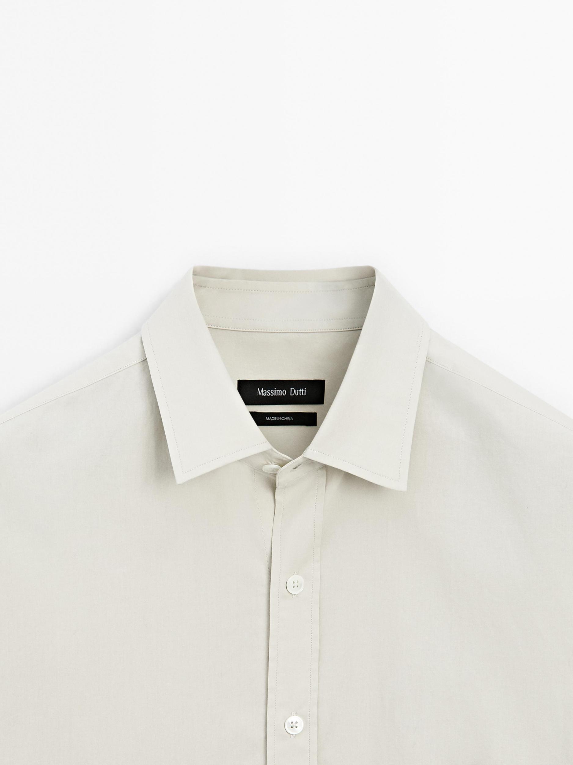 Regular-fit 100% cotton shirt Product Image